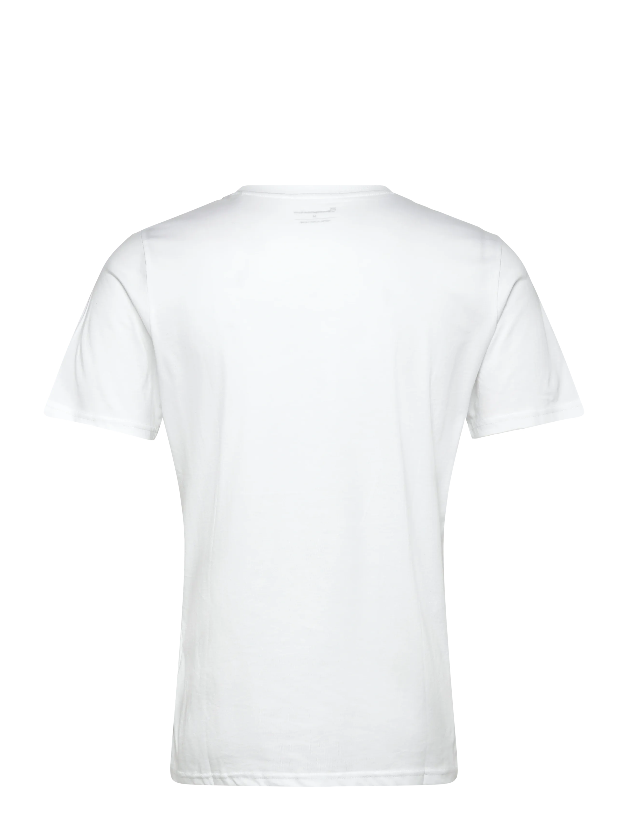 Knowledge Cotton Apparel - ALDER owl chest print tee - GOTS/Ve - short-sleeved t-shirts - bright white - 1