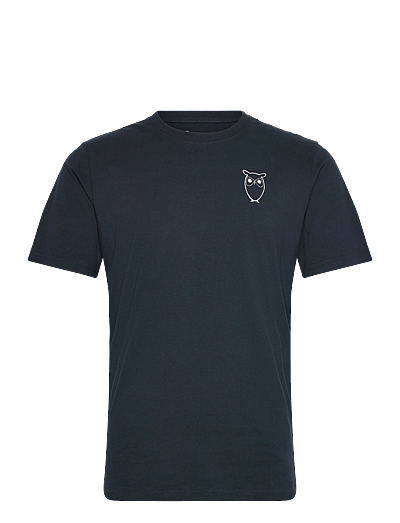Alder Owl Chest Print Tee - Gots/Ve - T-Shirts