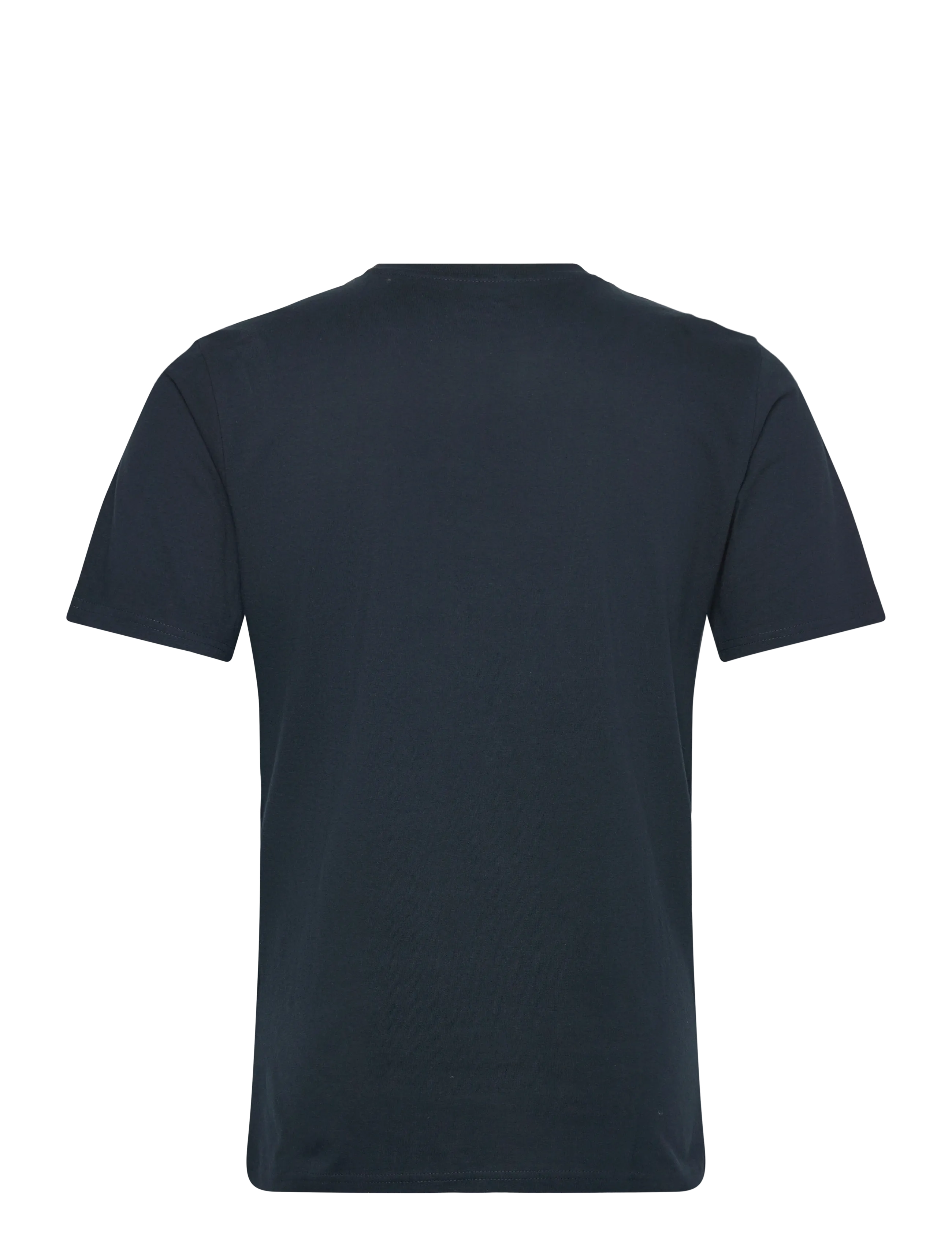 Knowledge Cotton Apparel - ALDER owl chest print tee - GOTS/Ve - total eclipse - 1