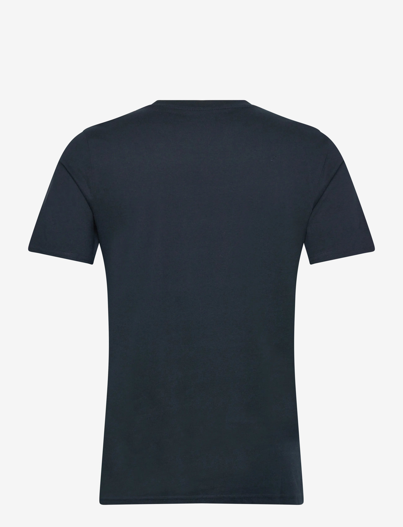 Knowledge Cotton Apparel - Big owl print tee - GOTS/Vegan - kurzärmelig - total eclipse - 1