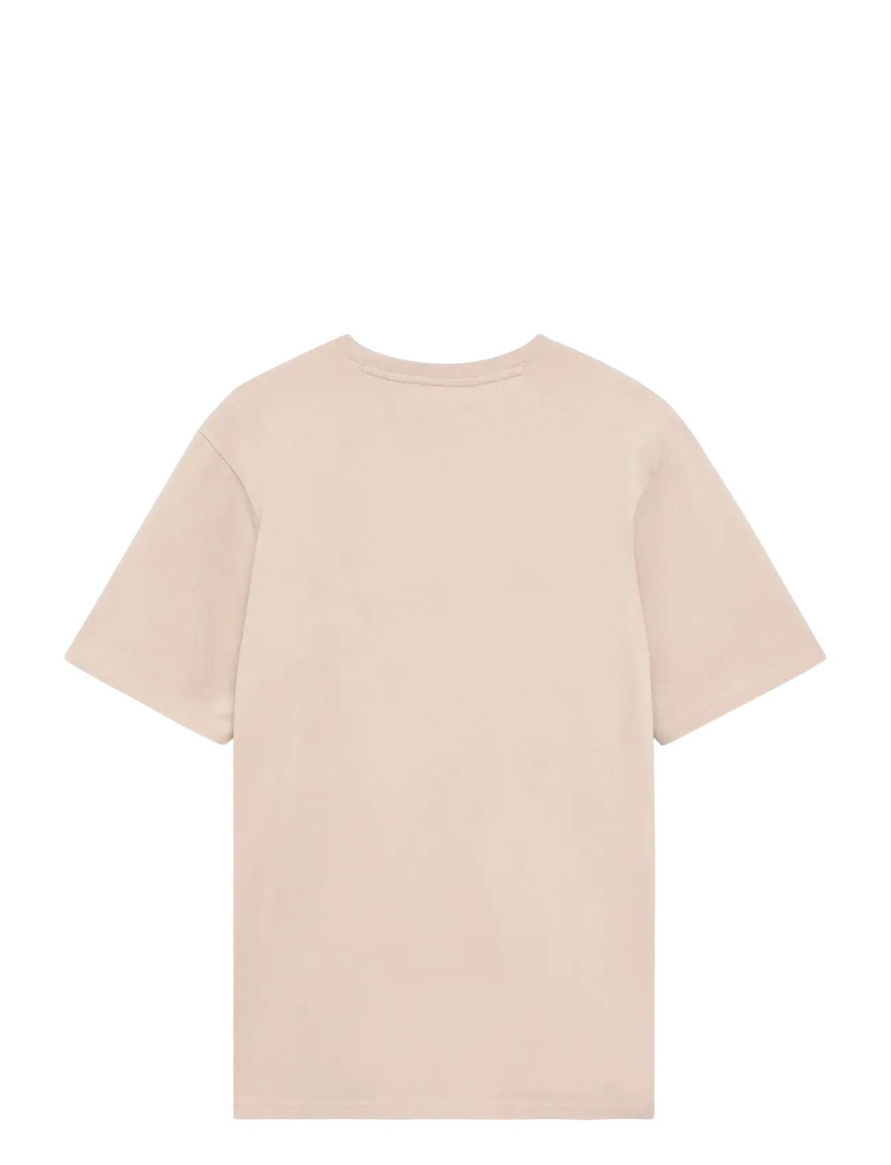 Knowledge Cotton Apparel - Chest embroidery t-shirt - light feather gray - 1