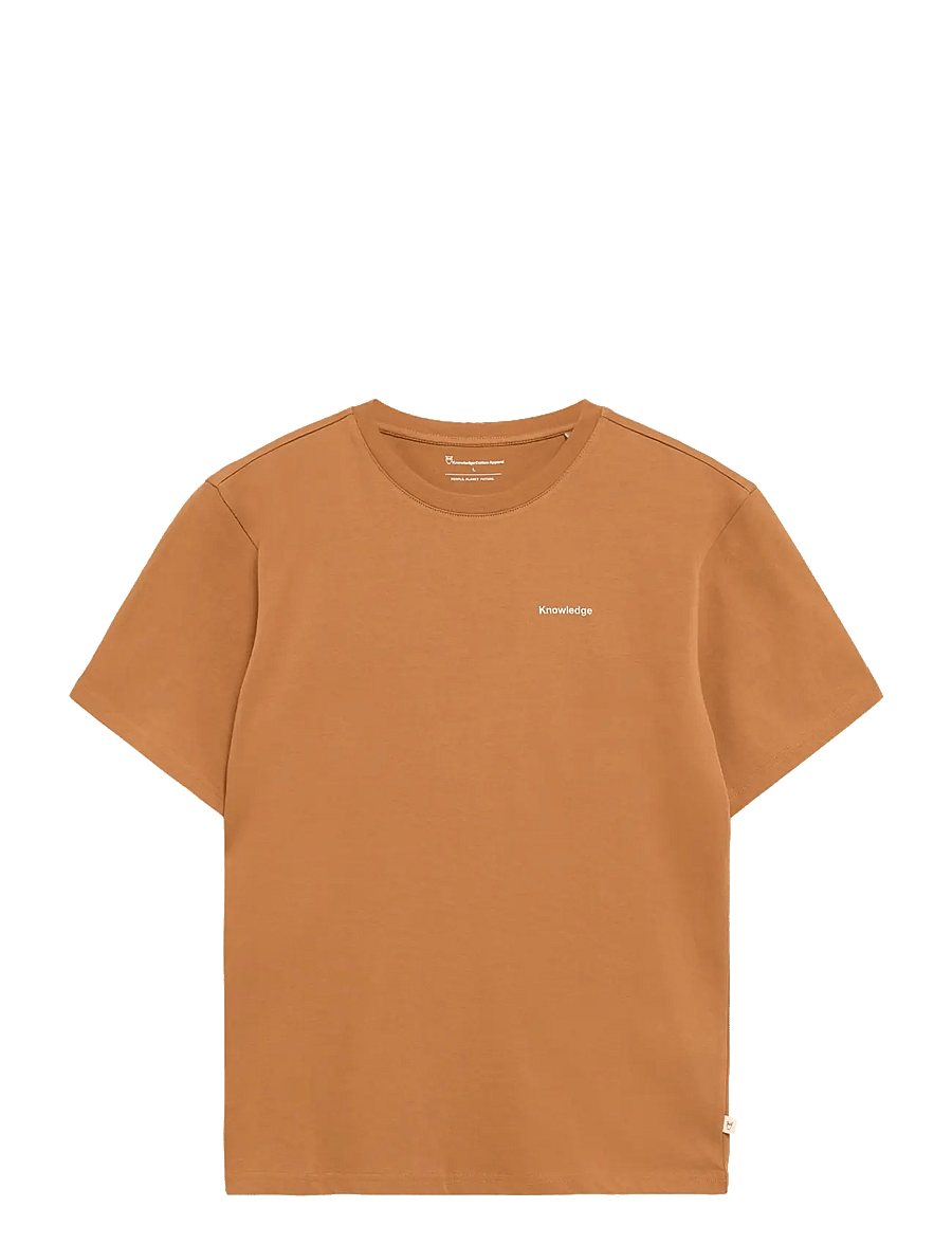 Knowledge Cotton Apparel - Back print t-shirt - kurzärmelige t-shirts - lion - 0