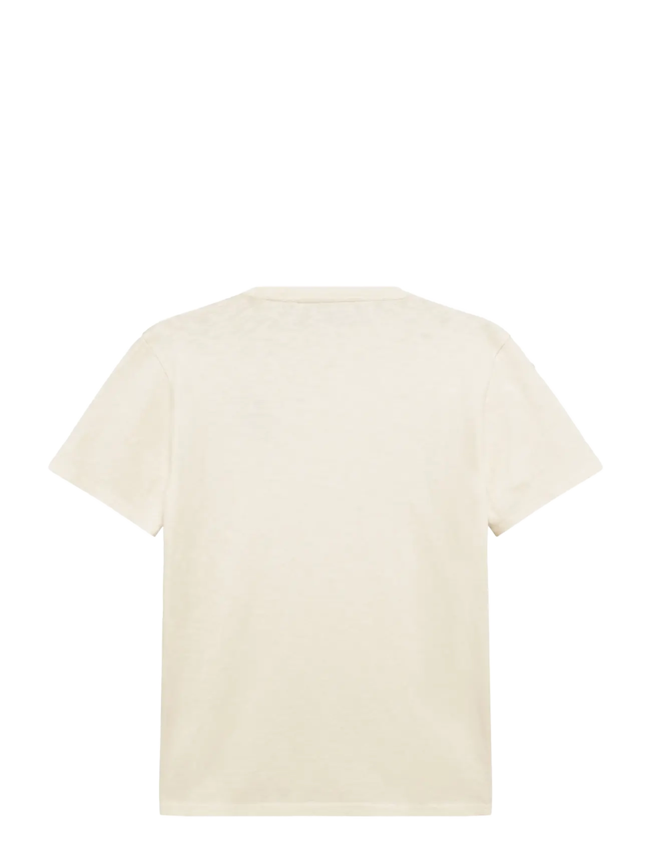 Knowledge Cotton Apparel - Chest embroidery t-shirt - kurzärmelige t-shirts - egret - 1
