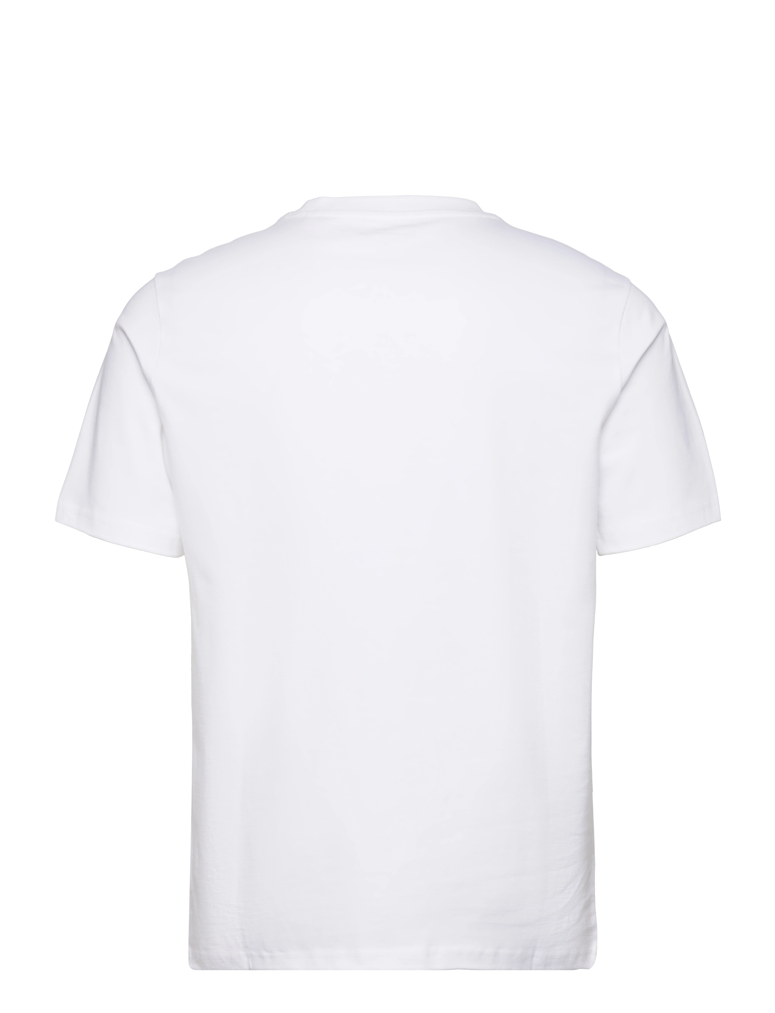 Knowledge Cotton Apparel - Badge core t-shirt - kortærmede t-shirts - bright white - 2