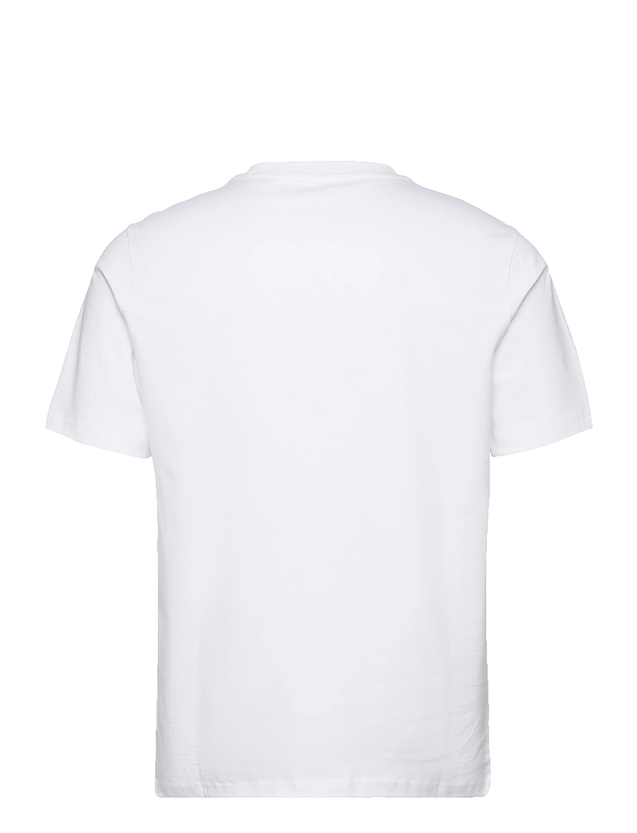 Knowledge Cotton Apparel - Badge core t-shirt - kurzärmelig - bright white - 2