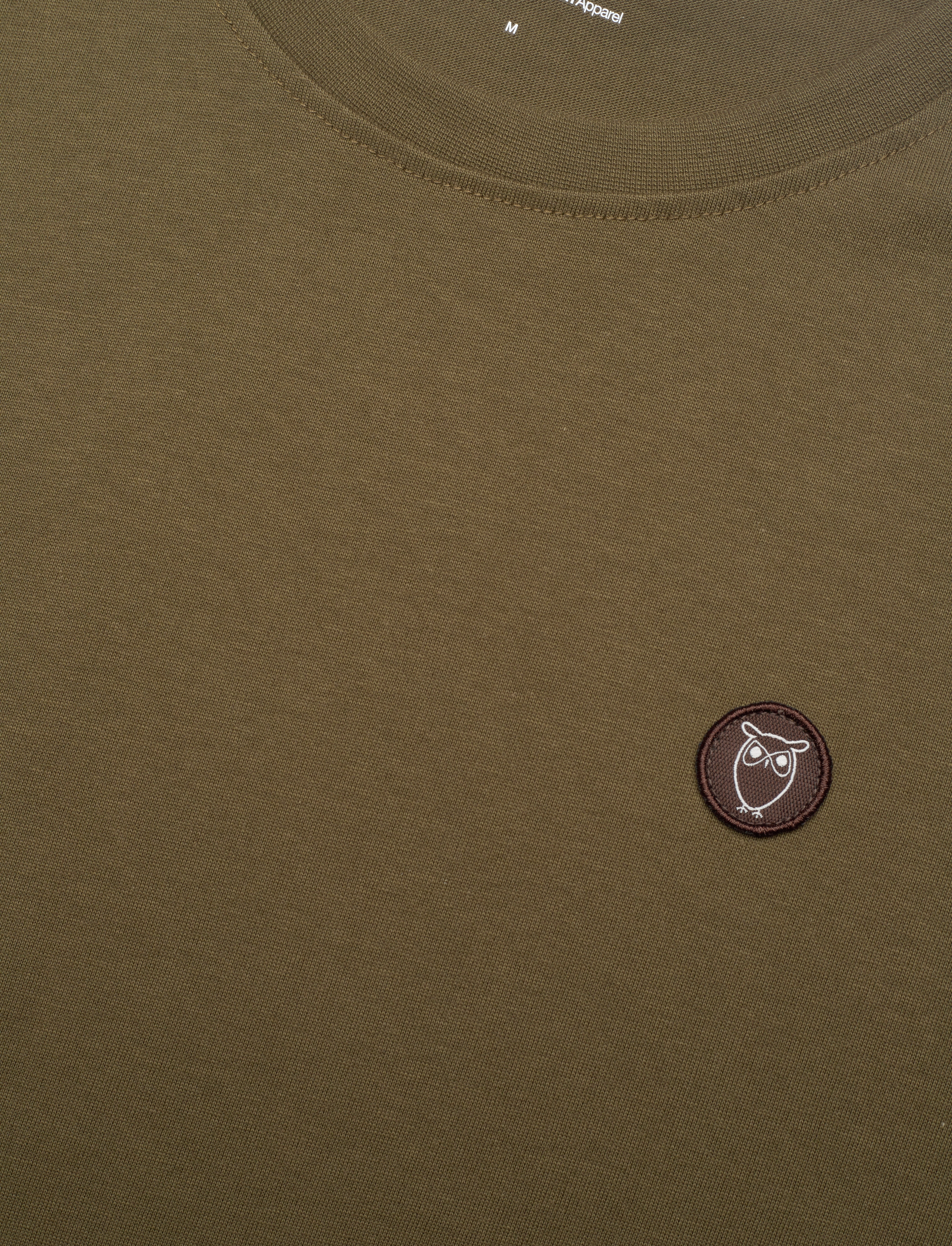 Knowledge Cotton Apparel - Badge t-shirt - dark olive - 2