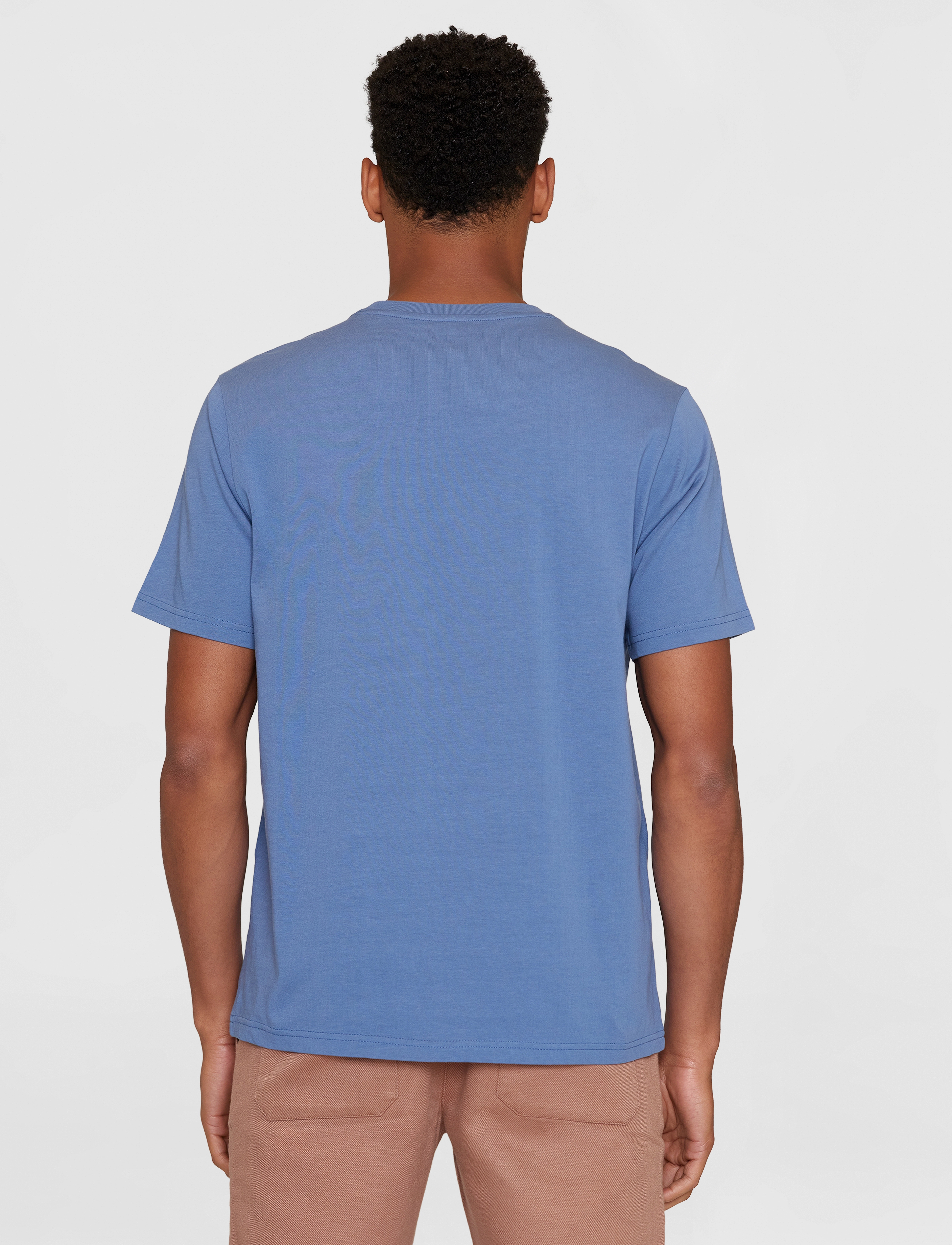 Knowledge Cotton Apparel - Badge t-shirt - moonlight blue - 3