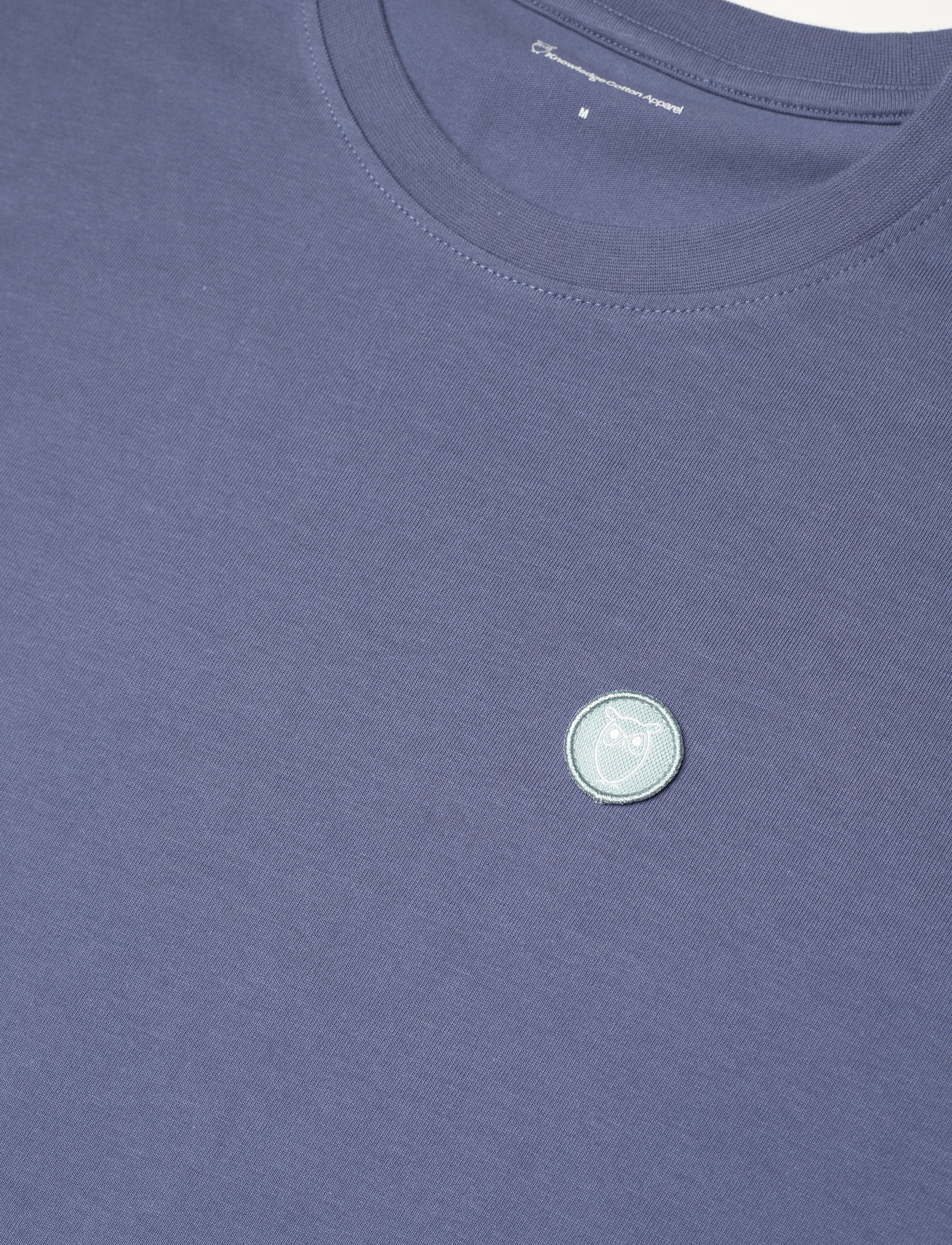 Knowledge Cotton Apparel - Badge t-shirt - moonlight blue - 5