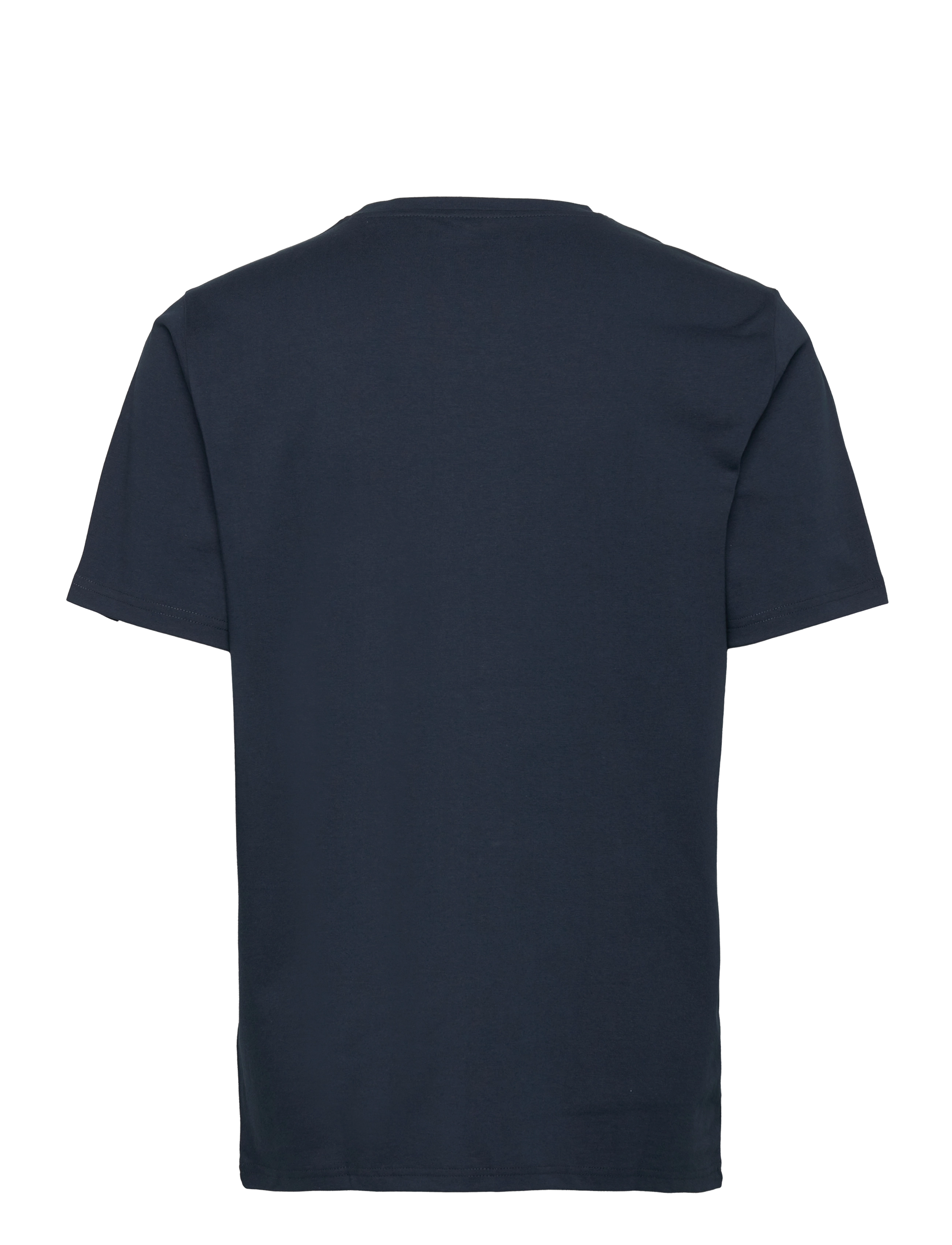 Knowledge Cotton Apparel - Badge core t-shirt - kortärmade t-shirts - total eclipse - 1