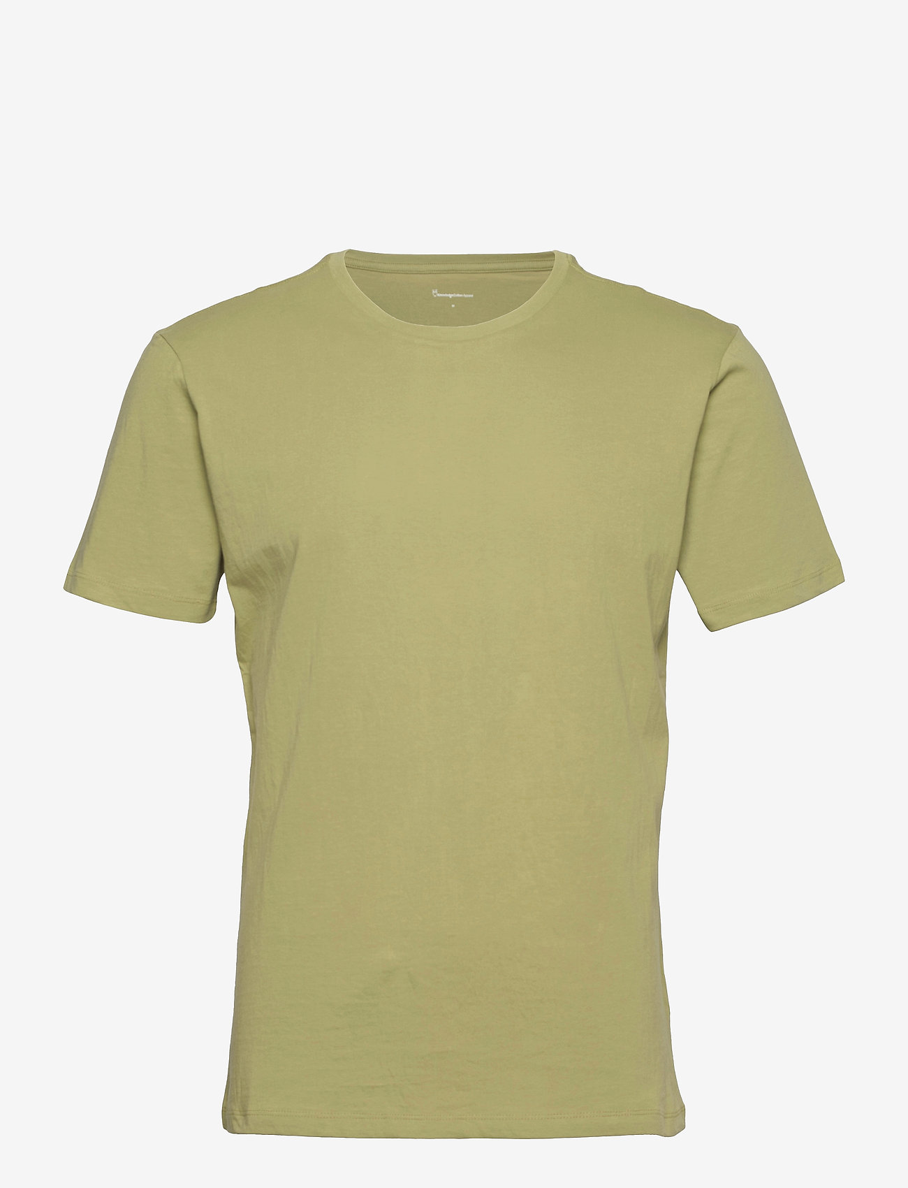 Knowledge Cotton Apparel - ALDER basic tee - GOTS/Vegan - t-shirts - sage (light usty green) - 0