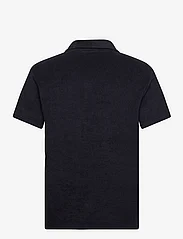 Knowledge Cotton Apparel - Loose terry polo - GOTS/Vegan - poloshirts - night sky - 1