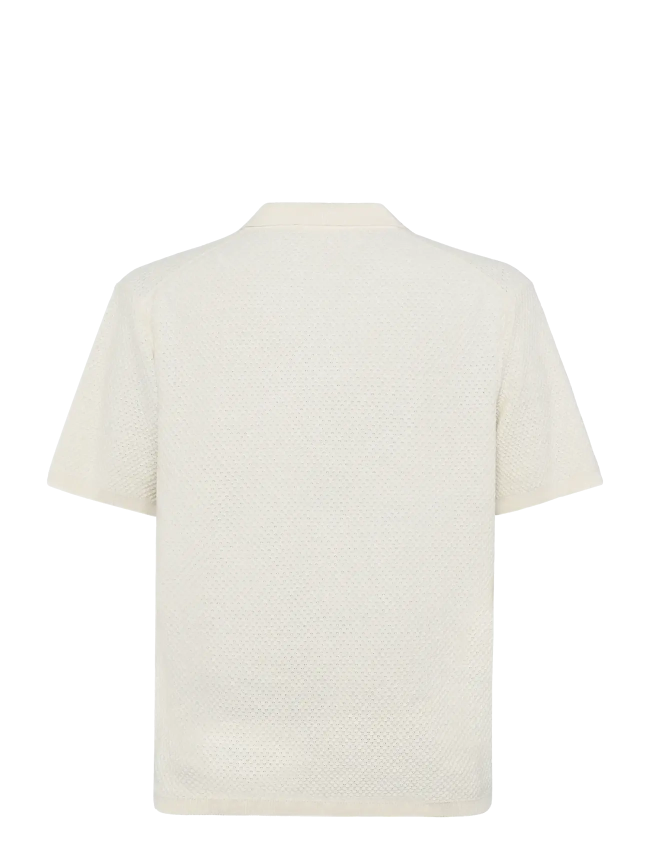 Knowledge Cotton Apparel - Knitted polo - kurzärmelig - egret - 2