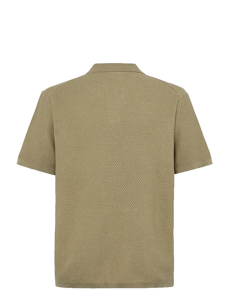 Knowledge Cotton Apparel - Knitted polo - kortærmede poloer - twill - 1