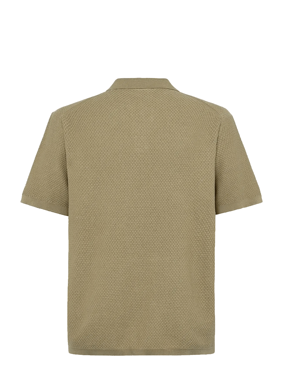 Knowledge Cotton Apparel - Knitted polo - polo krekli ar īsām piedurknēm - twill - 1