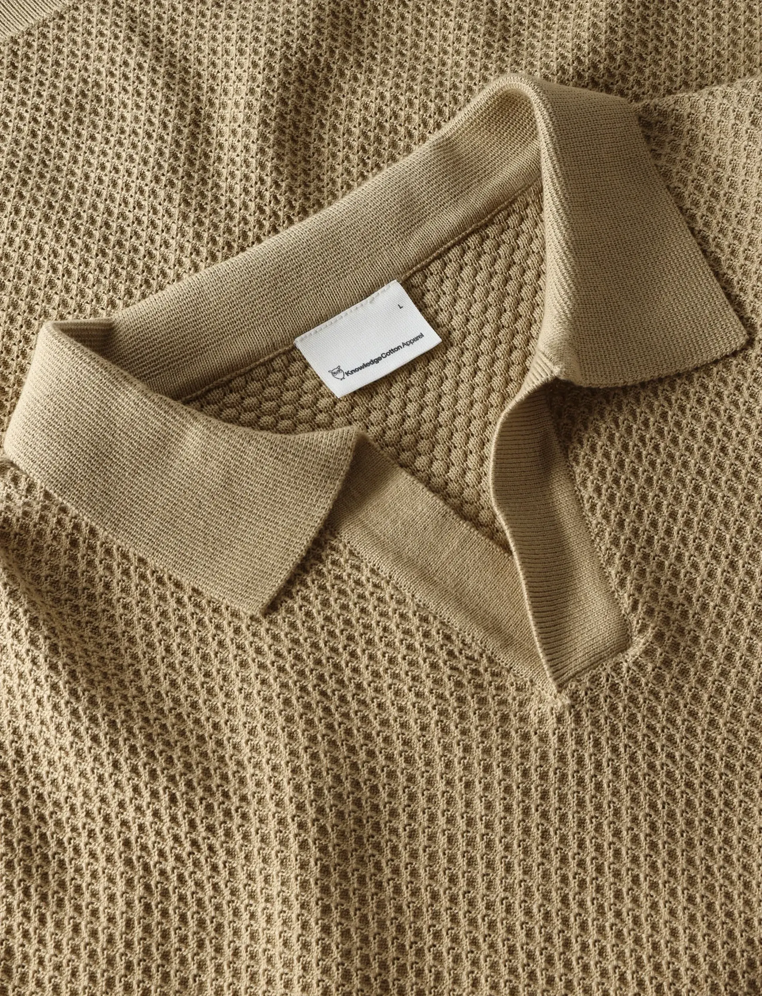 Knowledge Cotton Apparel - Knitted polo - polo krekli ar īsām piedurknēm - twill - 2