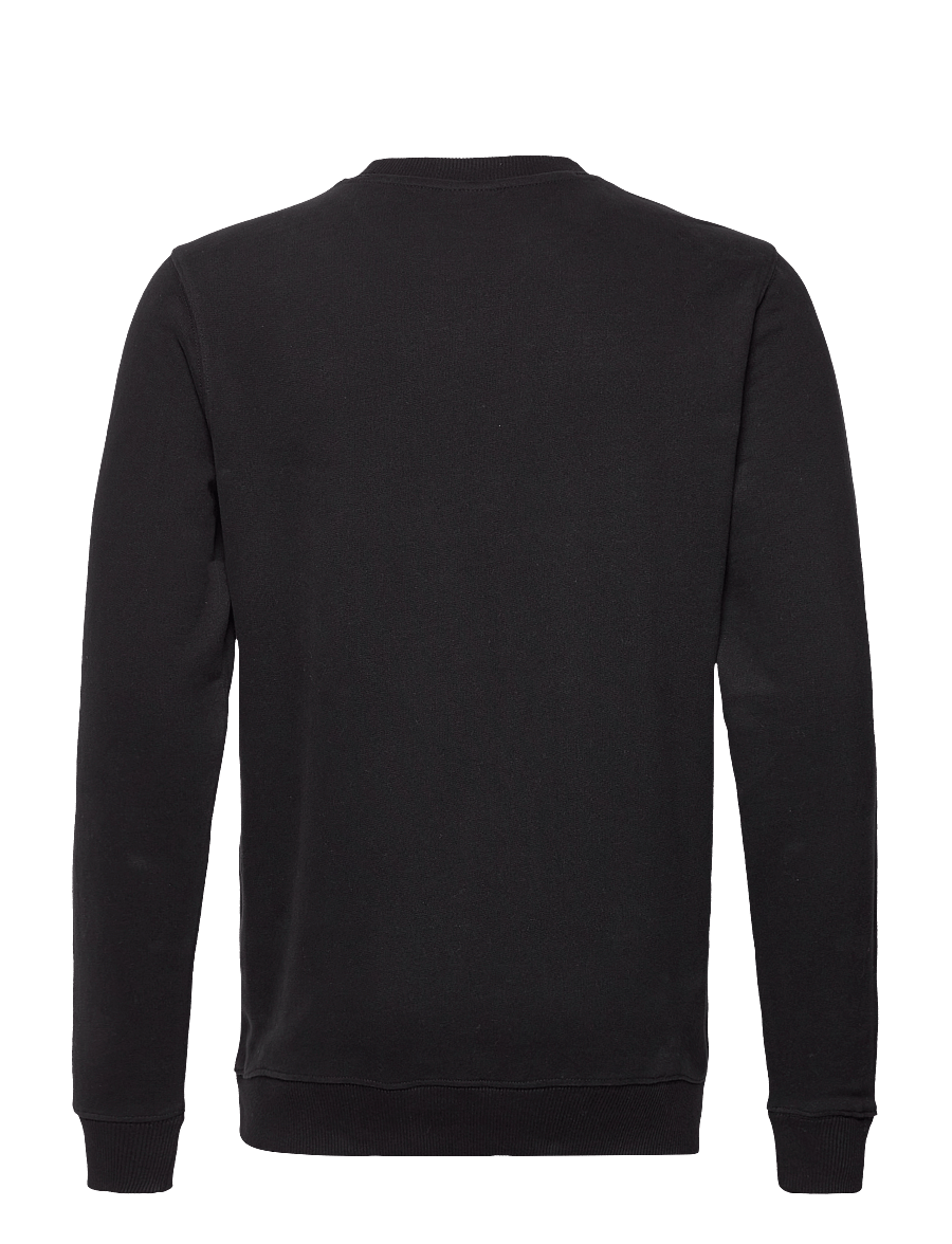 Knowledge Cotton Apparel - ELM small print owl sweat - GOTS/Ve - shop efter anledning - black jet - 1
