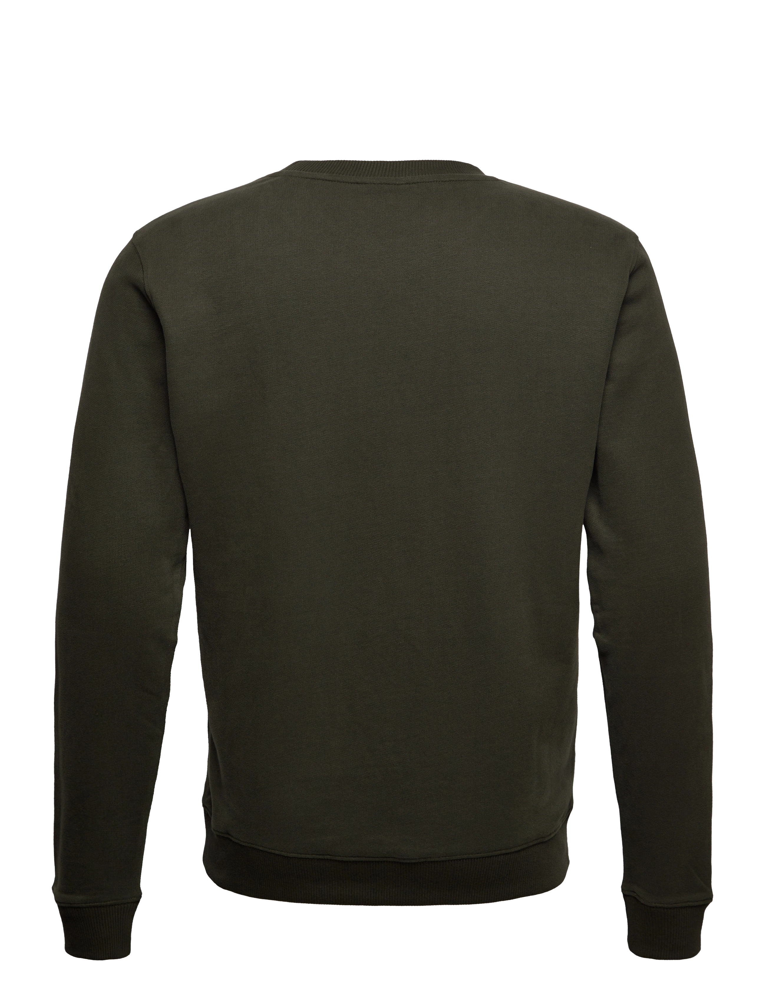 Knowledge Cotton Apparel - Small owl chest print sweat. - GOTS/Vegan - sweatshirts - forrest night - 1