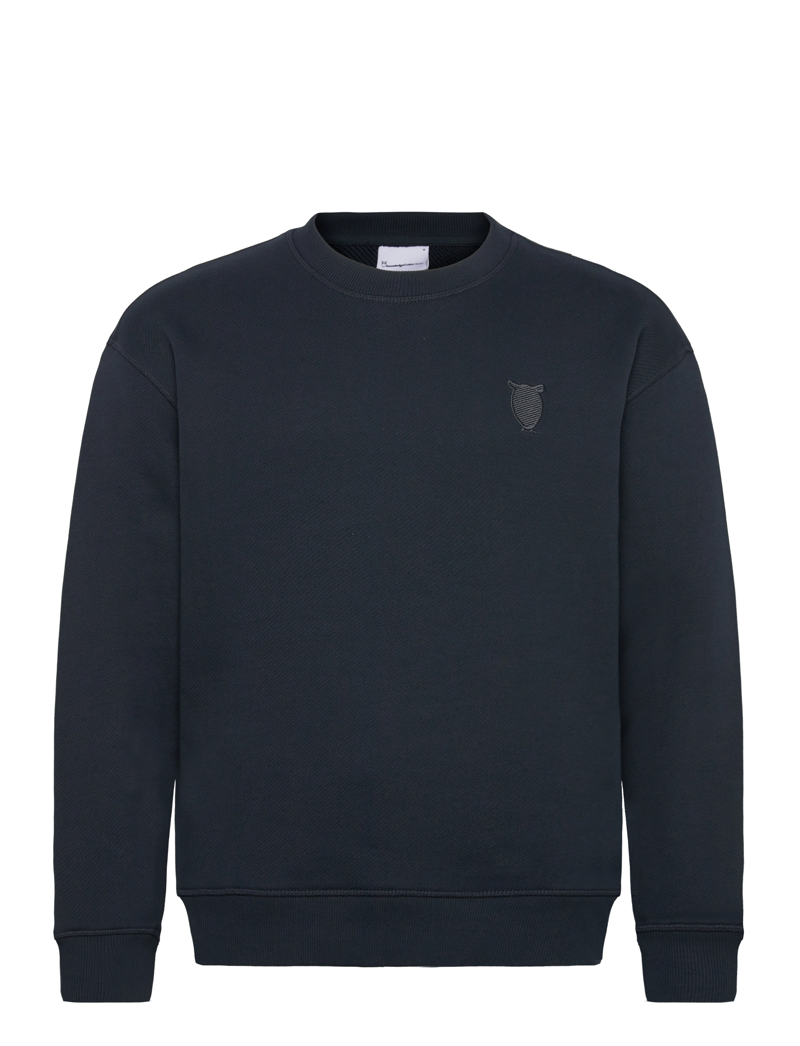 Knowledge Cotton Apparel Loose heavy crew neck - Sweatshirts & hættetrøjer - TOTAL ECLIPSE / navy