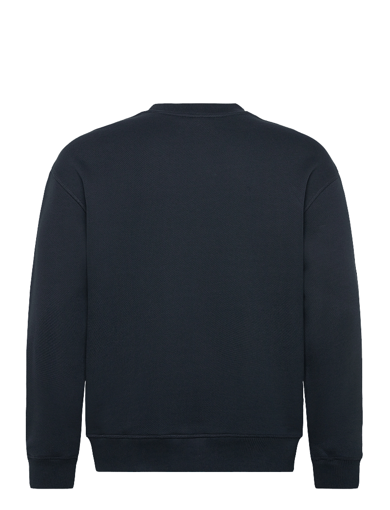 Knowledge Cotton Apparel - Loose heavy crew neck - nach anlass kaufen - total eclipse - 1