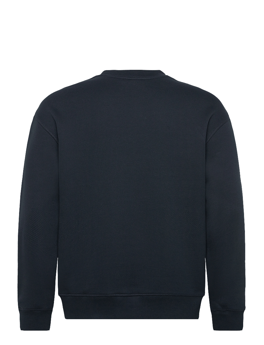 Knowledge Cotton Apparel - Loose heavy crew neck - nach anlass kaufen - total eclipse - 1