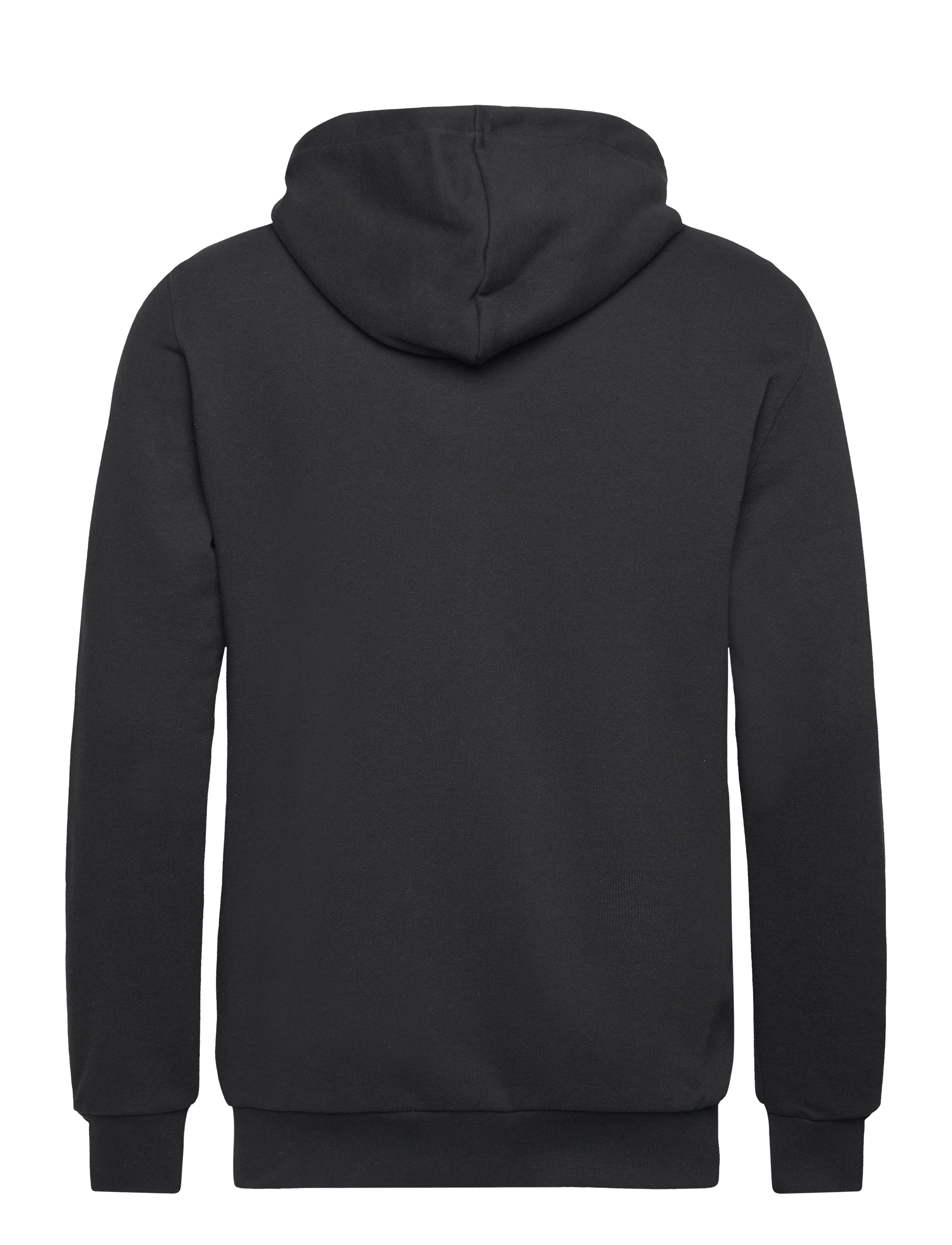 Knowledge Cotton Apparel - ARVID basic hood badge sweat - GOTS - hættetrøjer - black jet - 2