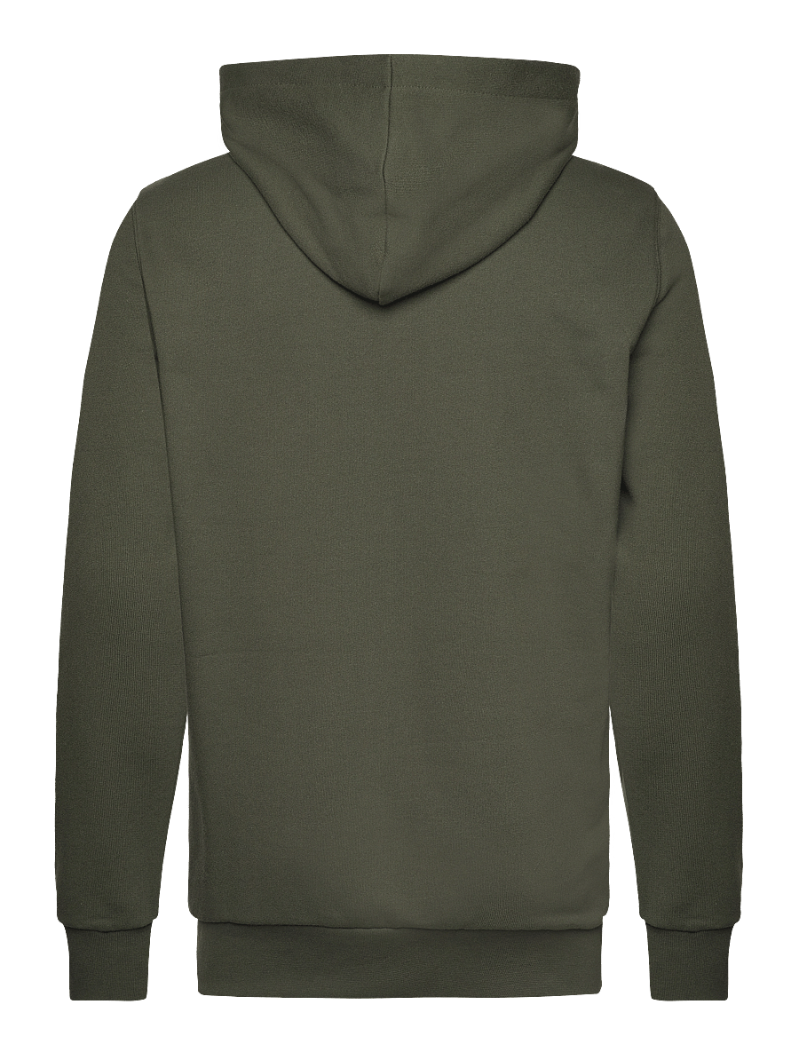 Knowledge Cotton Apparel - ARVID basic hood badge sweat - GOTS - sweats à capuche - forrest night - 2
