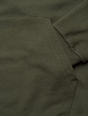 Knowledge Cotton Apparel - ARVID basic hood badge sweat - GOTS - džemperi ar kapuci - forrest night - 6