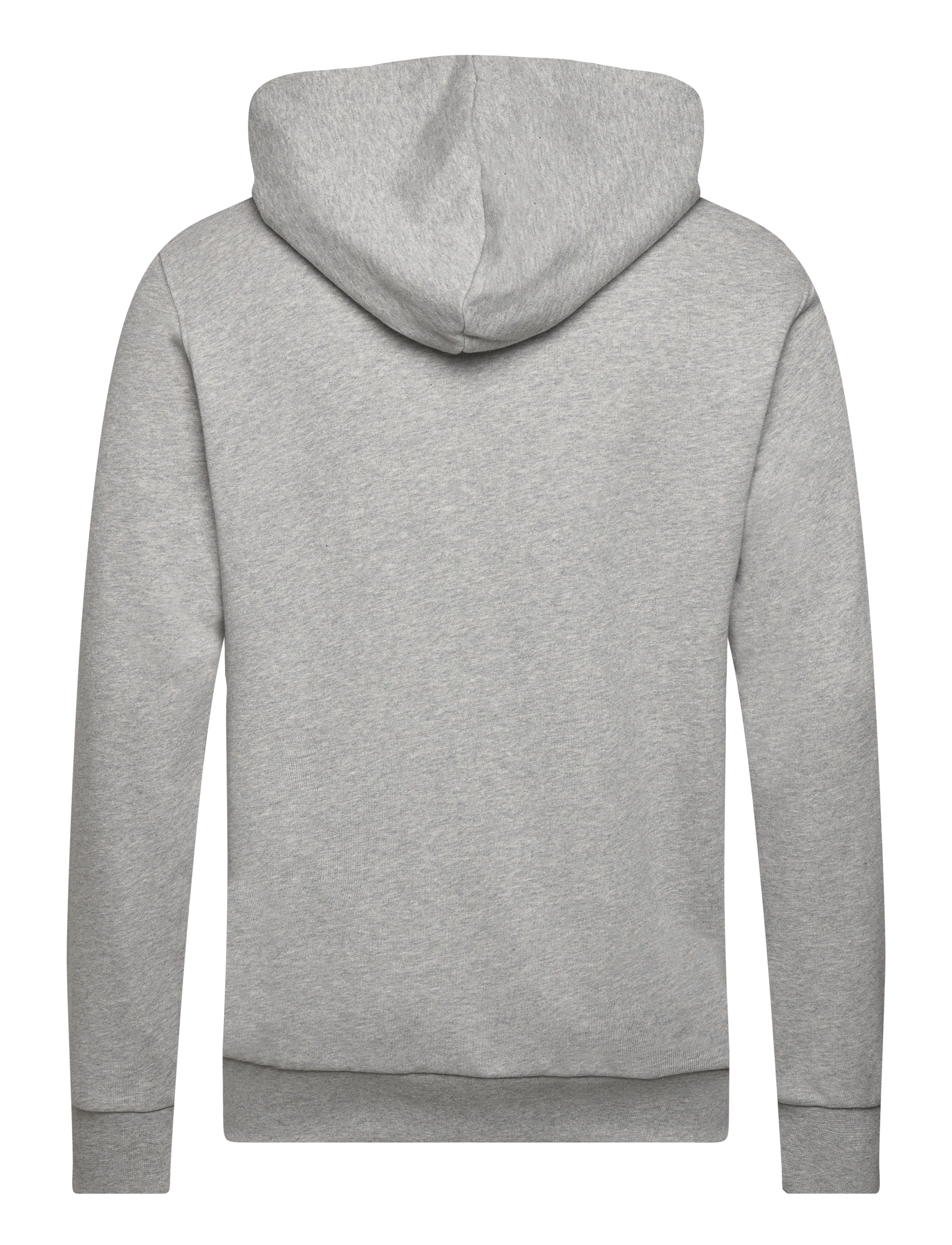Knowledge Cotton Apparel - ARVID basic hood badge sweat - GOTS - kapuutsiga dressipluusid - grey melange - 2