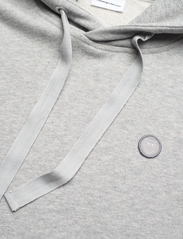 Knowledge Cotton Apparel - ARVID basic hood badge sweat - GOTS - hoodies - grey melange - 5