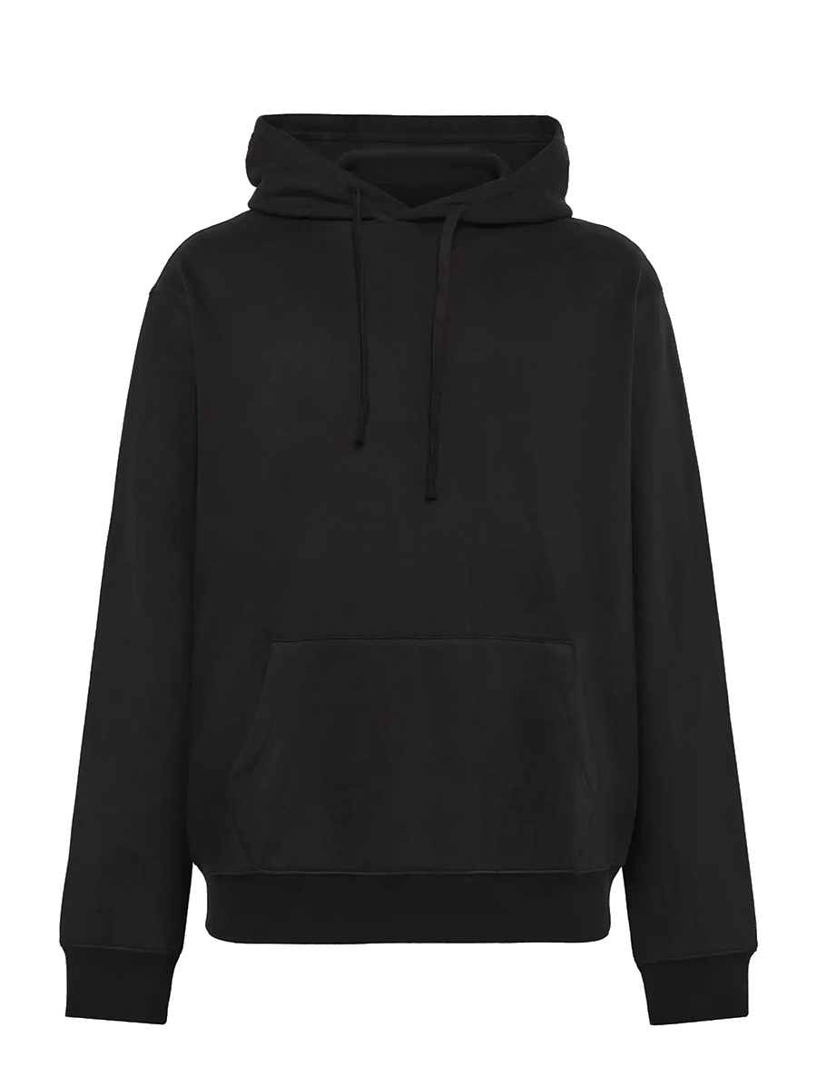 Knowledge Cotton Apparel - Relaxed hoodie - kapuutsiga pusad - black jet - 1