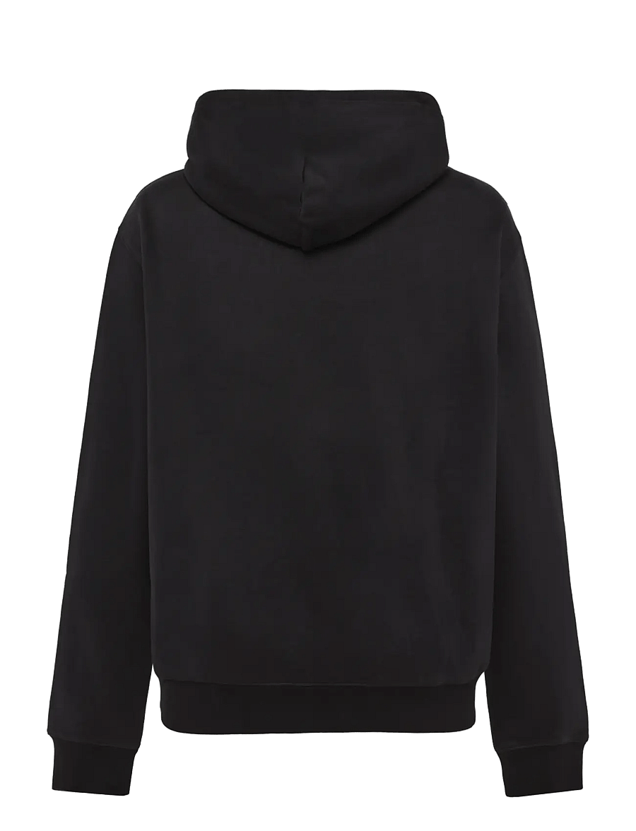 Knowledge Cotton Apparel - Relaxed hoodie - kapuutsiga pusad - black jet - 2