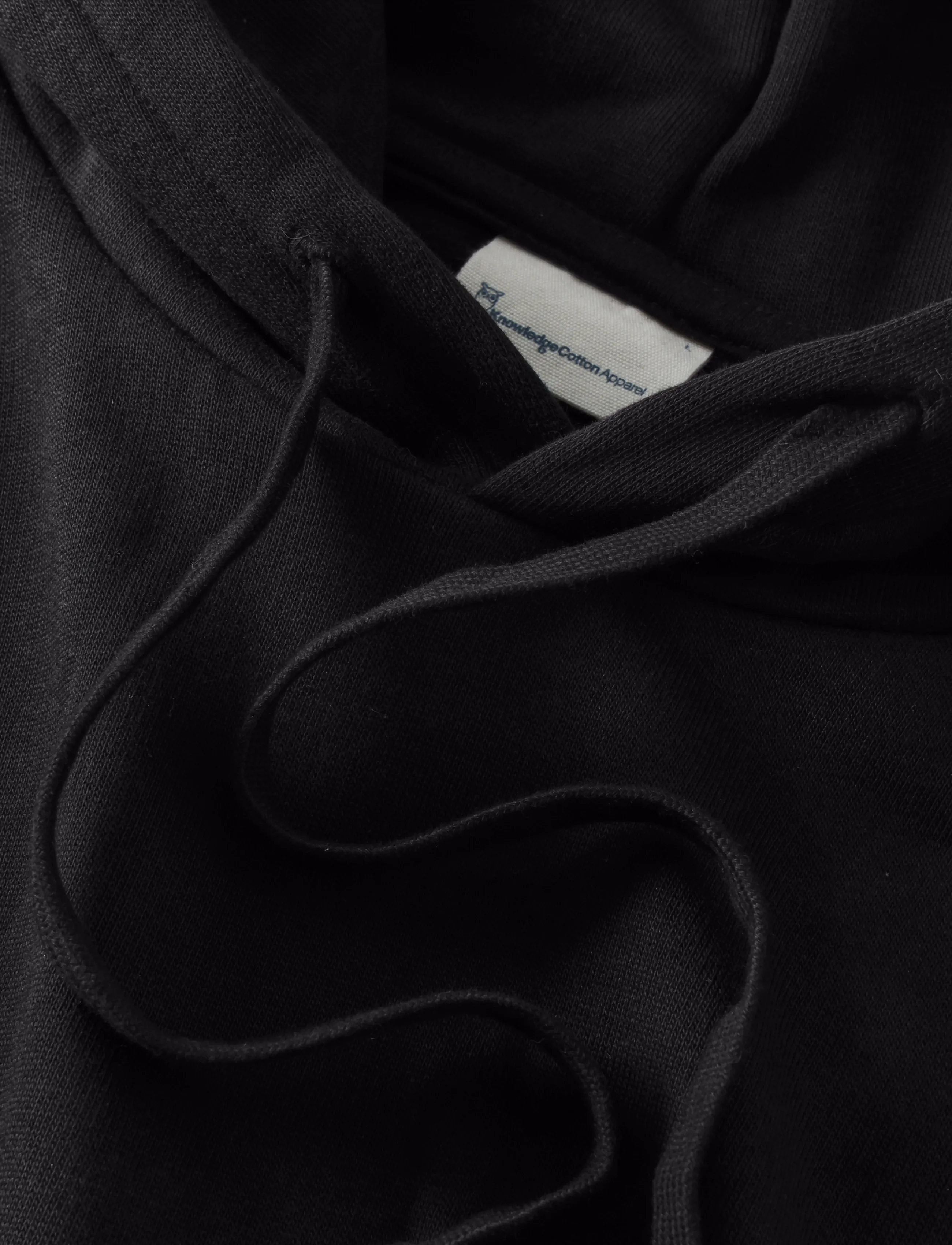Knowledge Cotton Apparel - Relaxed hoodie - kapuutsiga pusad - black jet - 3