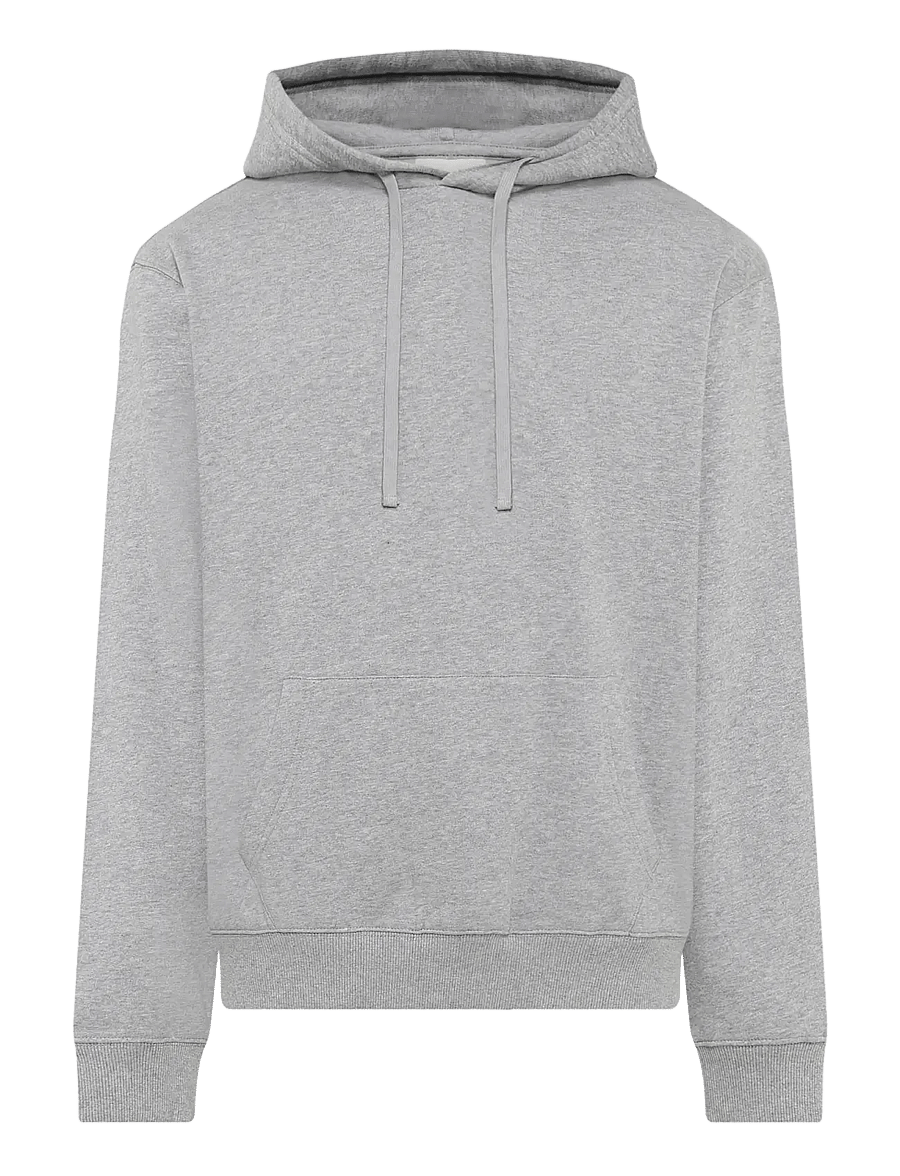 Knowledge Cotton Apparel - Relaxed hoodie - kapuzenpullover - grey melange - 0
