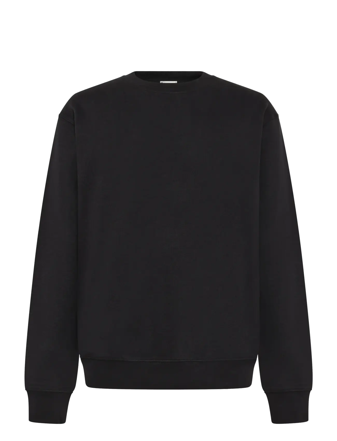 Knowledge Cotton Apparel Relaxed crew neck - Inspiration - BLACK JET / black