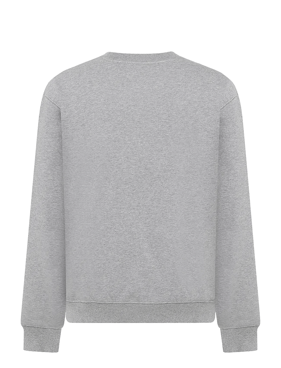 Knowledge Cotton Apparel - Relaxed crew neck - sweatshirts - grey melange - 1