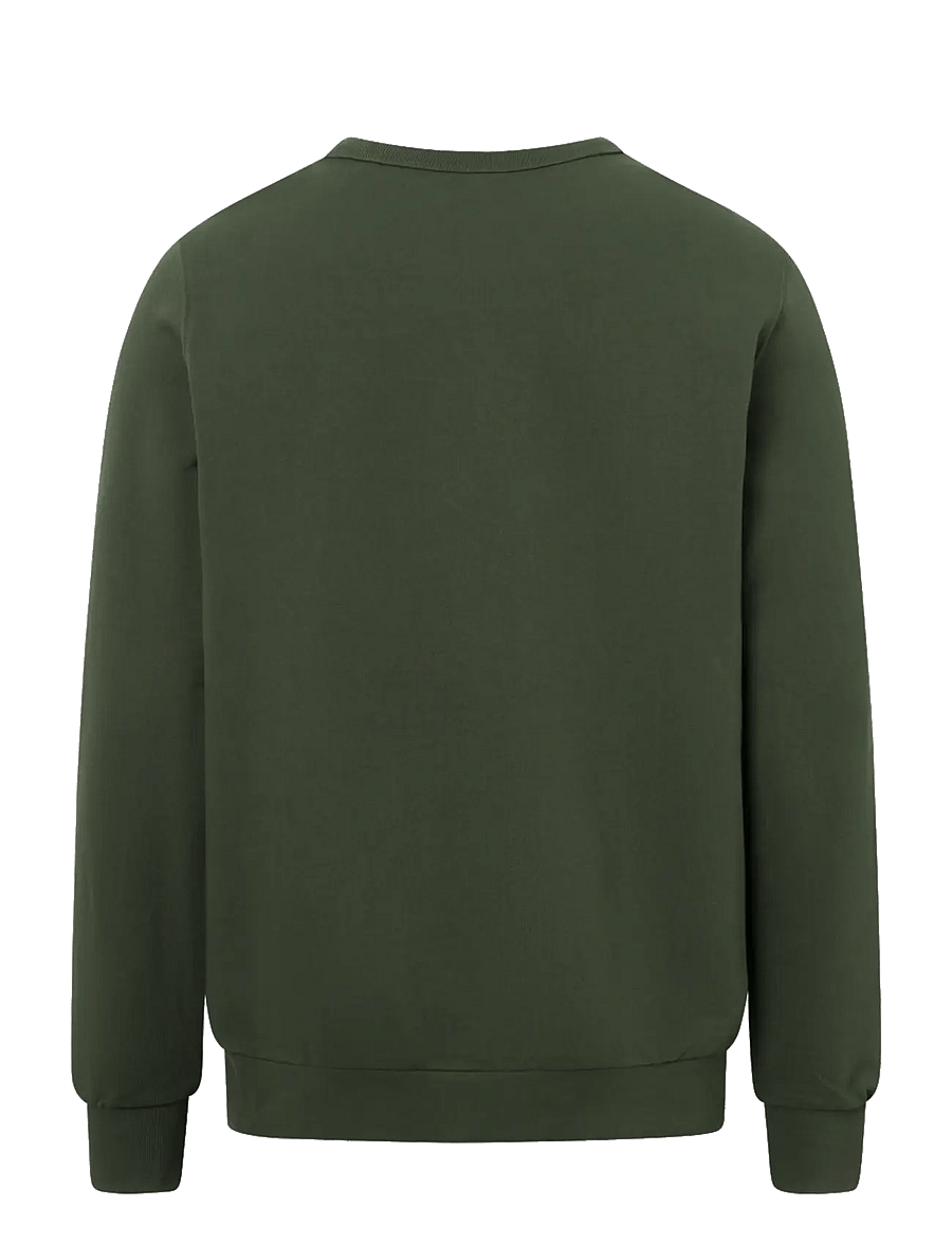 Knowledge Cotton Apparel - Basic badge sweat - GOTS/Vegan - sweatshirts - forrest night - 2