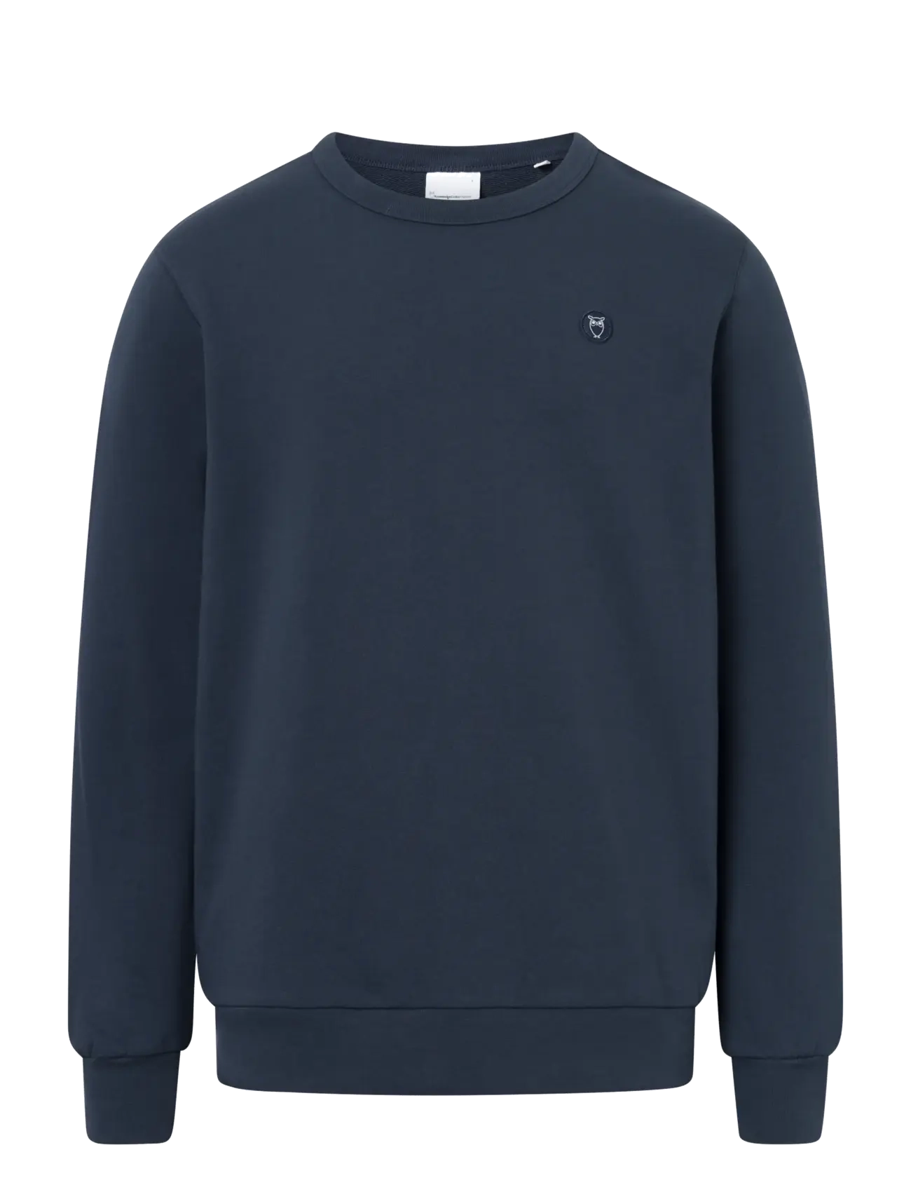 Knowledge Cotton Apparel - Basic badge sweat - GOTS/Vegan - shop by occasion - total eclipse - 1