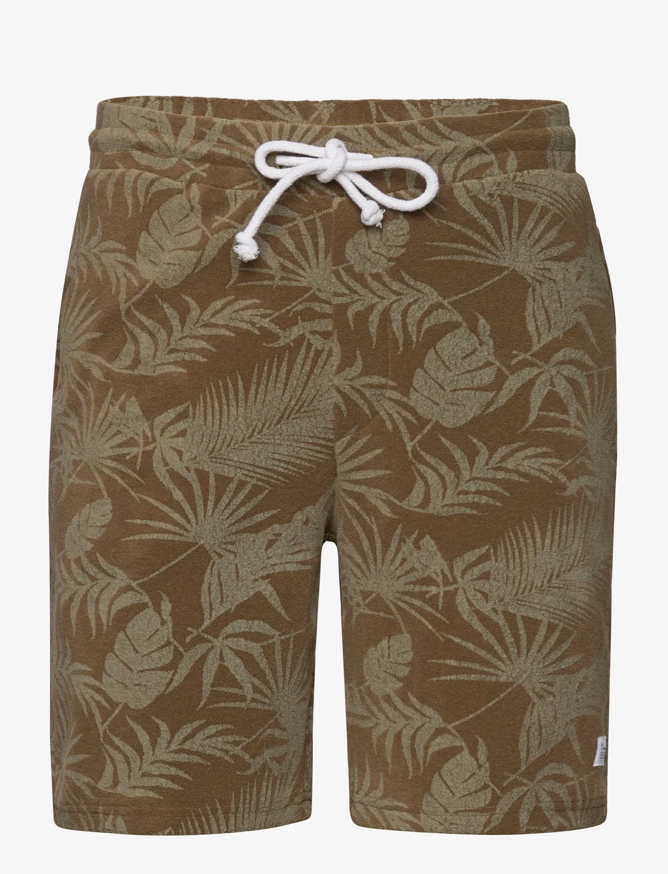 Knowledge Cotton Apparel - Casual printed terry short - GOTS/V - mænd - aop - 0