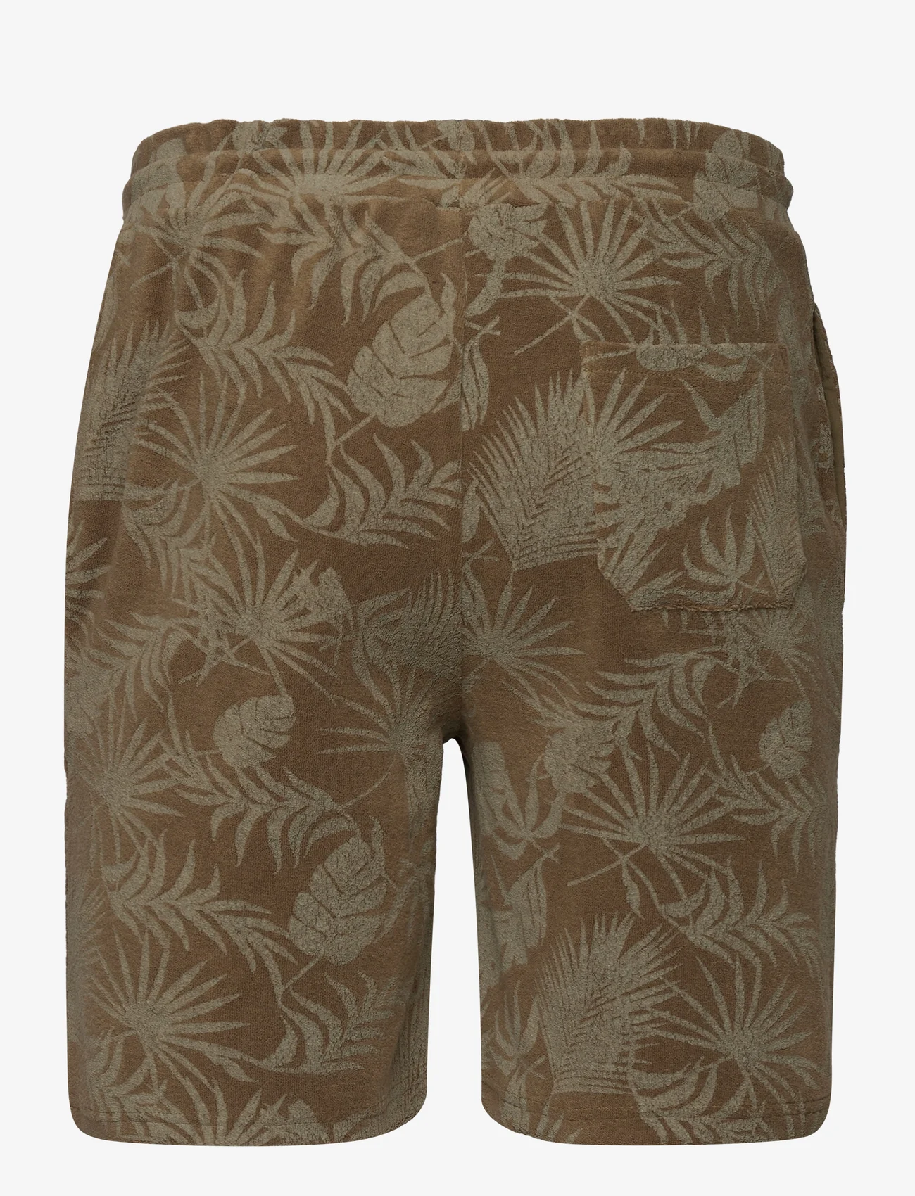 Knowledge Cotton Apparel - Casual printed terry short - GOTS/V - mænd - aop - 1