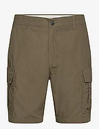 FIG loose cargo poplin shorts - GOT - BURNED OLIVE
