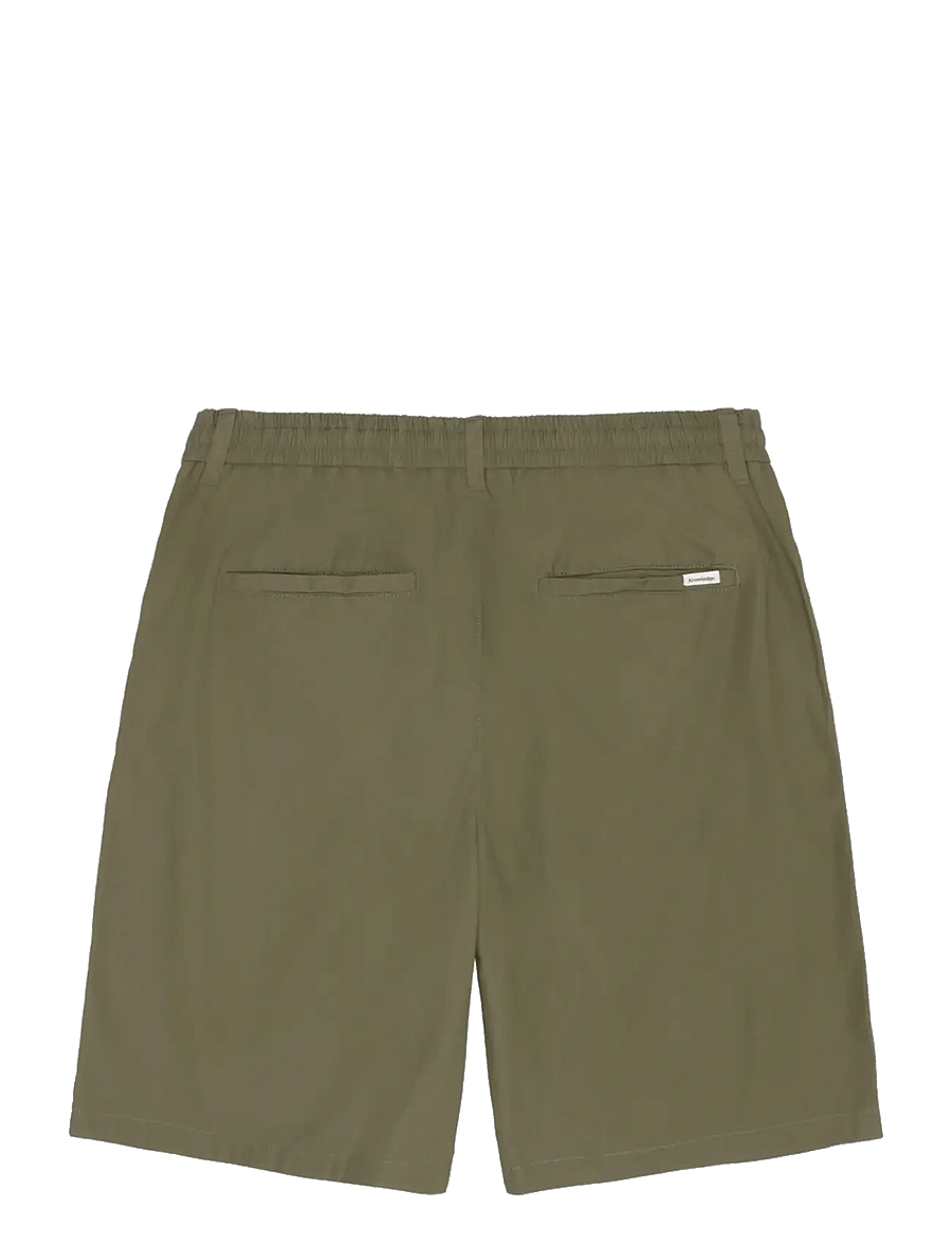 Knowledge Cotton Apparel - Fig comfort poplin shorts - casual shorts - burned olive - 2