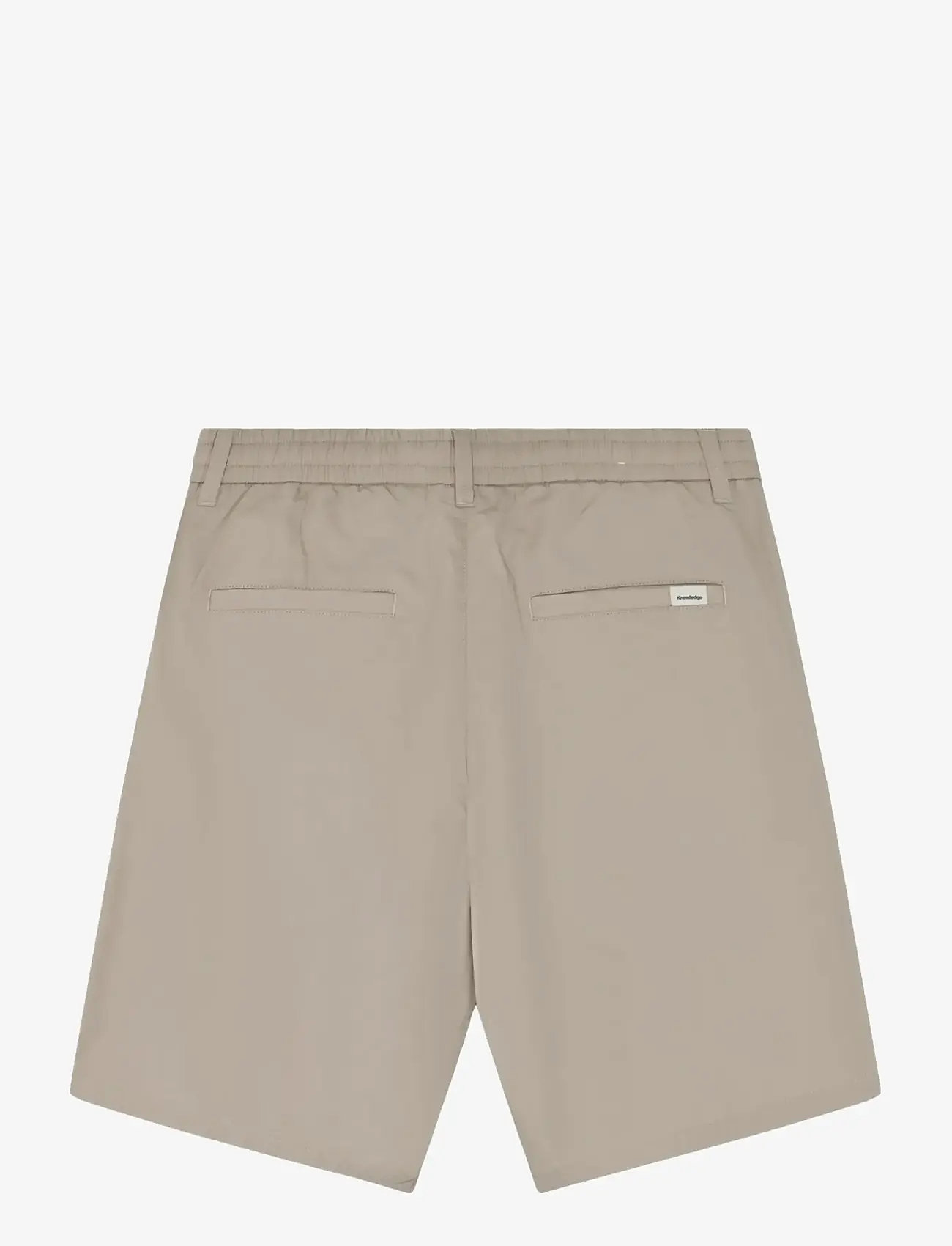 Knowledge Cotton Apparel - Fig comfort poplin shorts - casual shorts - light feather gray - 2