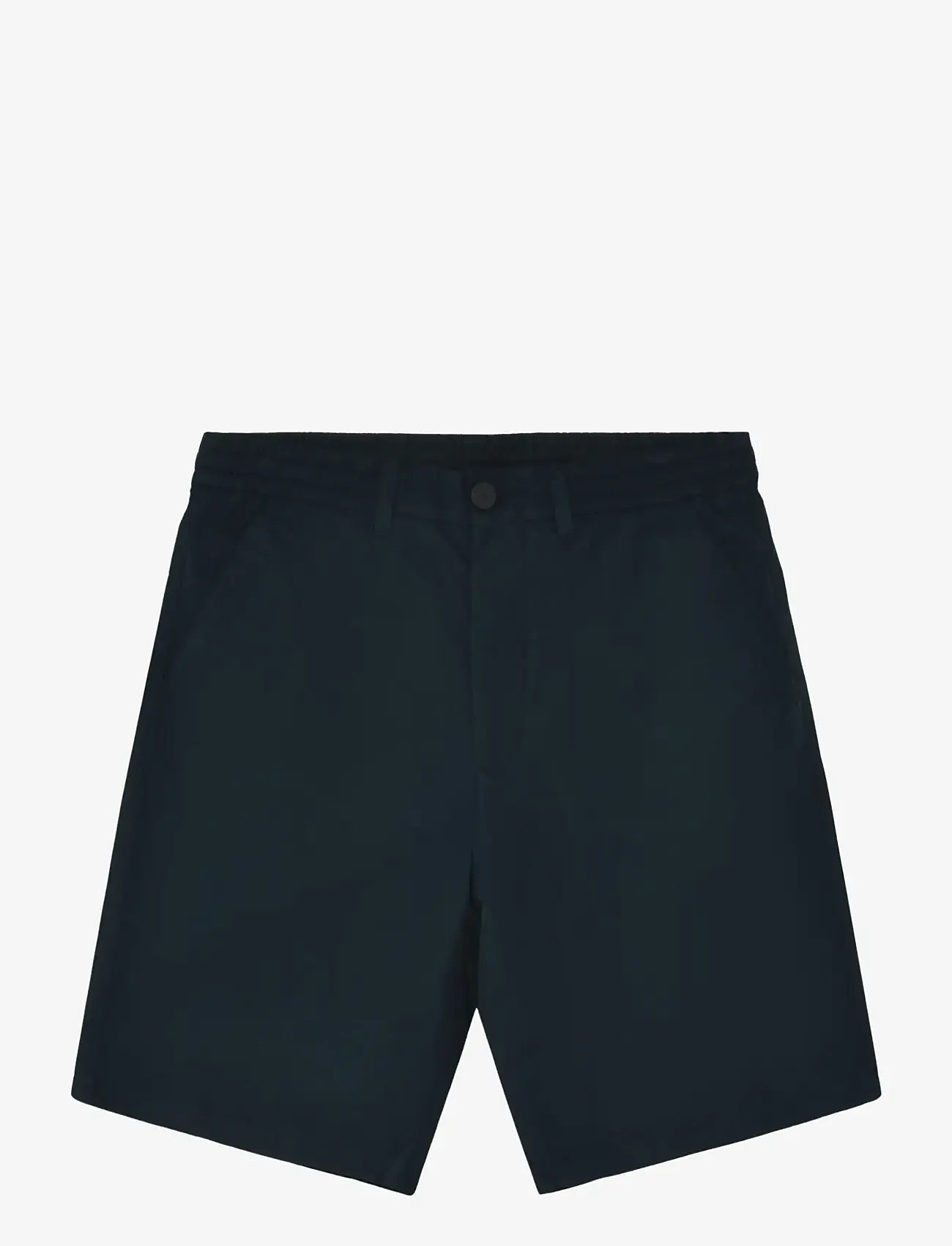 Knowledge Cotton Apparel - Fig comfort poplin shorts - casual shorts - total eclipse - 1