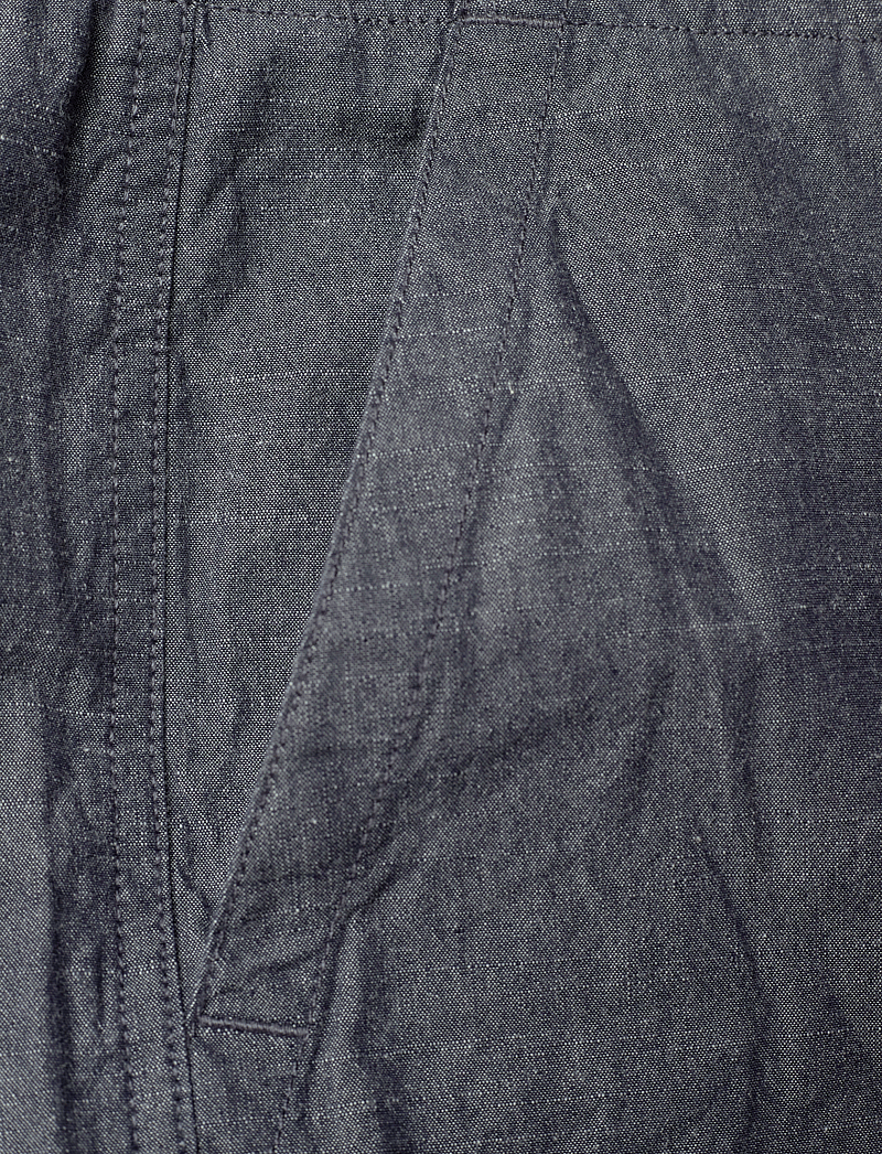 Knowledge Cotton Apparel - FLINT wide slub yarn shorts - GOTS/ - casual shorts - night sky - 2