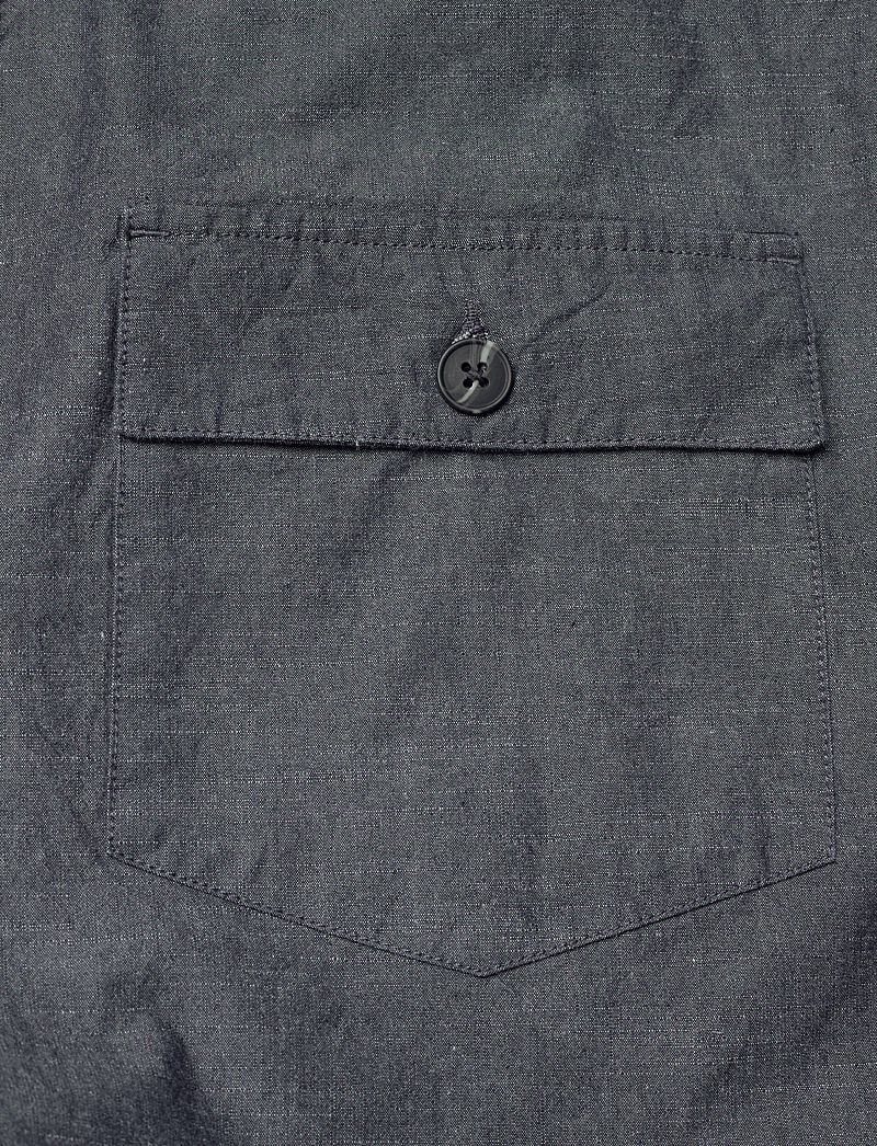 Knowledge Cotton Apparel - FLINT wide slub yarn shorts - GOTS/ - casual shorts - night sky - 4