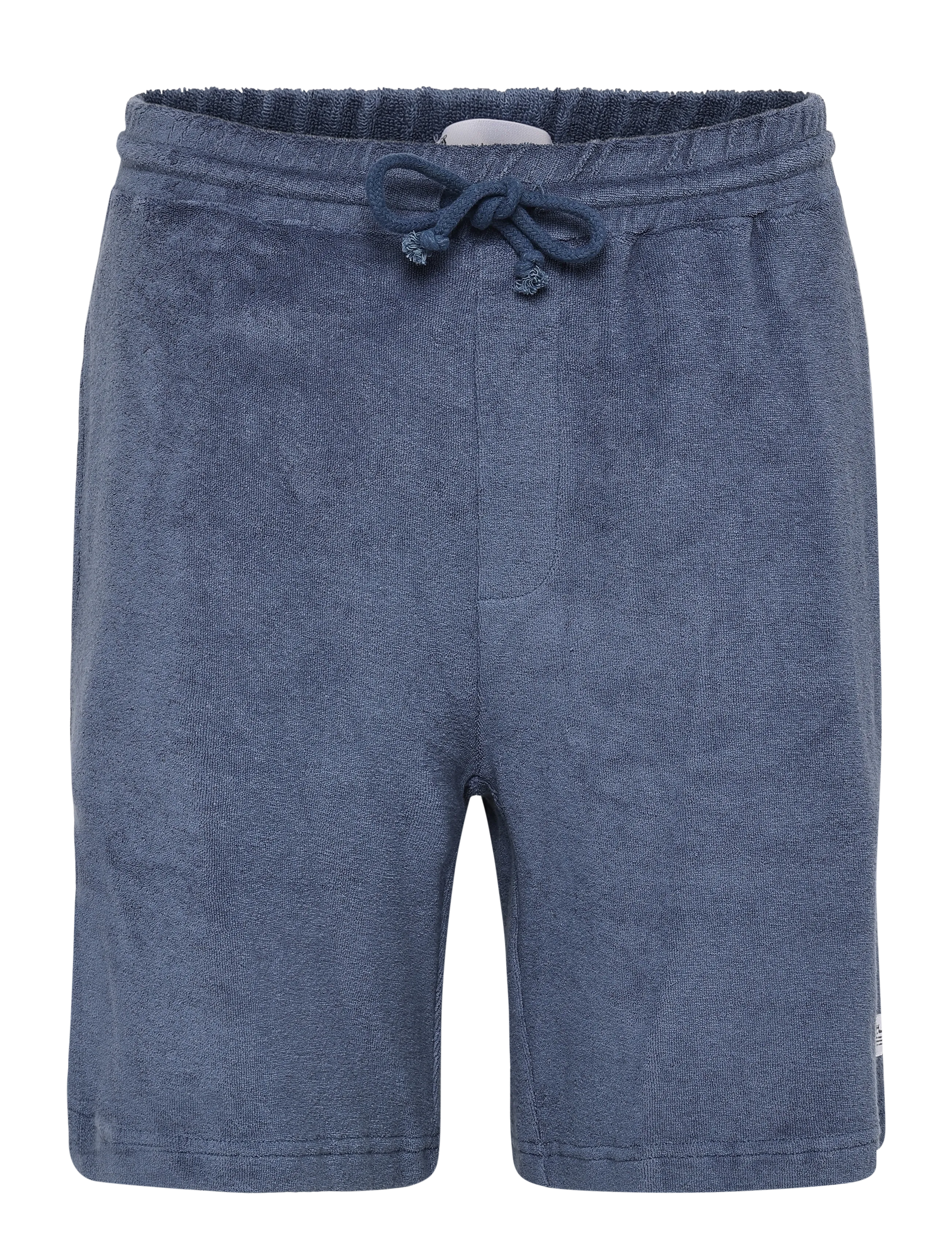 Knowledge Cotton Apparel Fig Loose Fit Terry Shorts Gots/V, Mænd, Løse Frotte Shorts, Blå, Str: XL