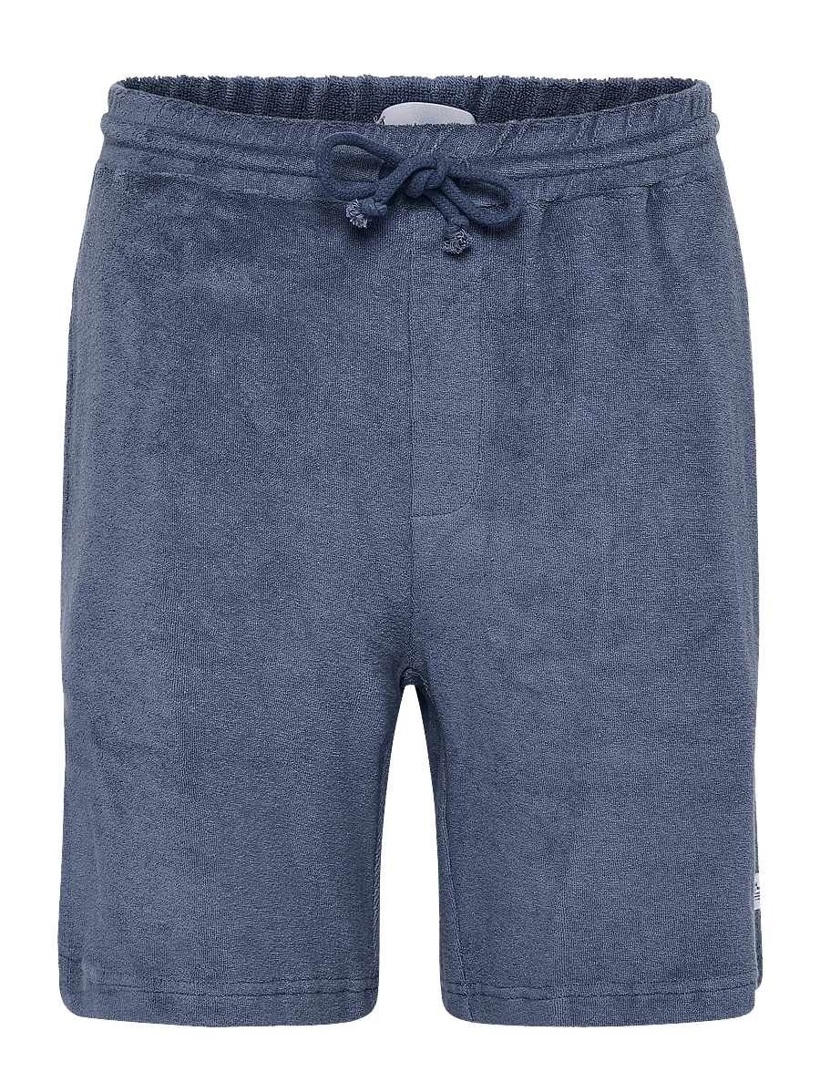 Knowledge Cotton Apparel - FIG loose fit terry shorts - GOTS/V - sweatshorts - moonlight blue - 0