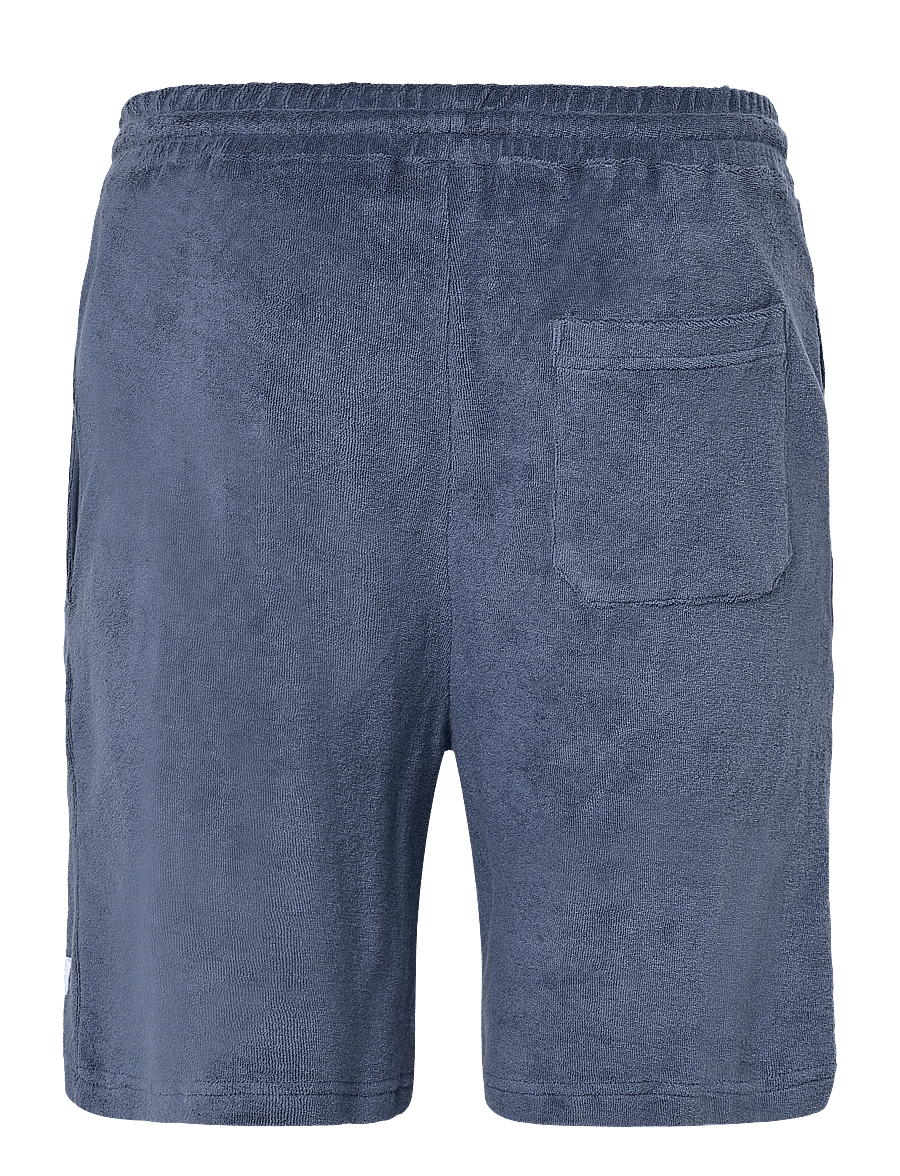 Knowledge Cotton Apparel - FIG loose fit terry shorts - GOTS/V - sweatshorts - moonlight blue - 1