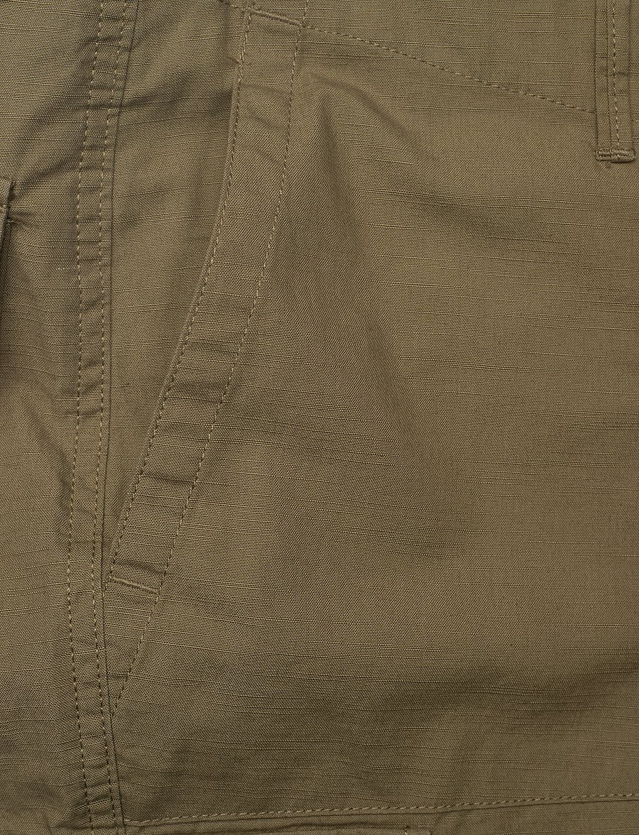 Knowledge Cotton Apparel - FLINT wide slub yarn shorts - GOTS/ - cargo shorts - burned olive - 2