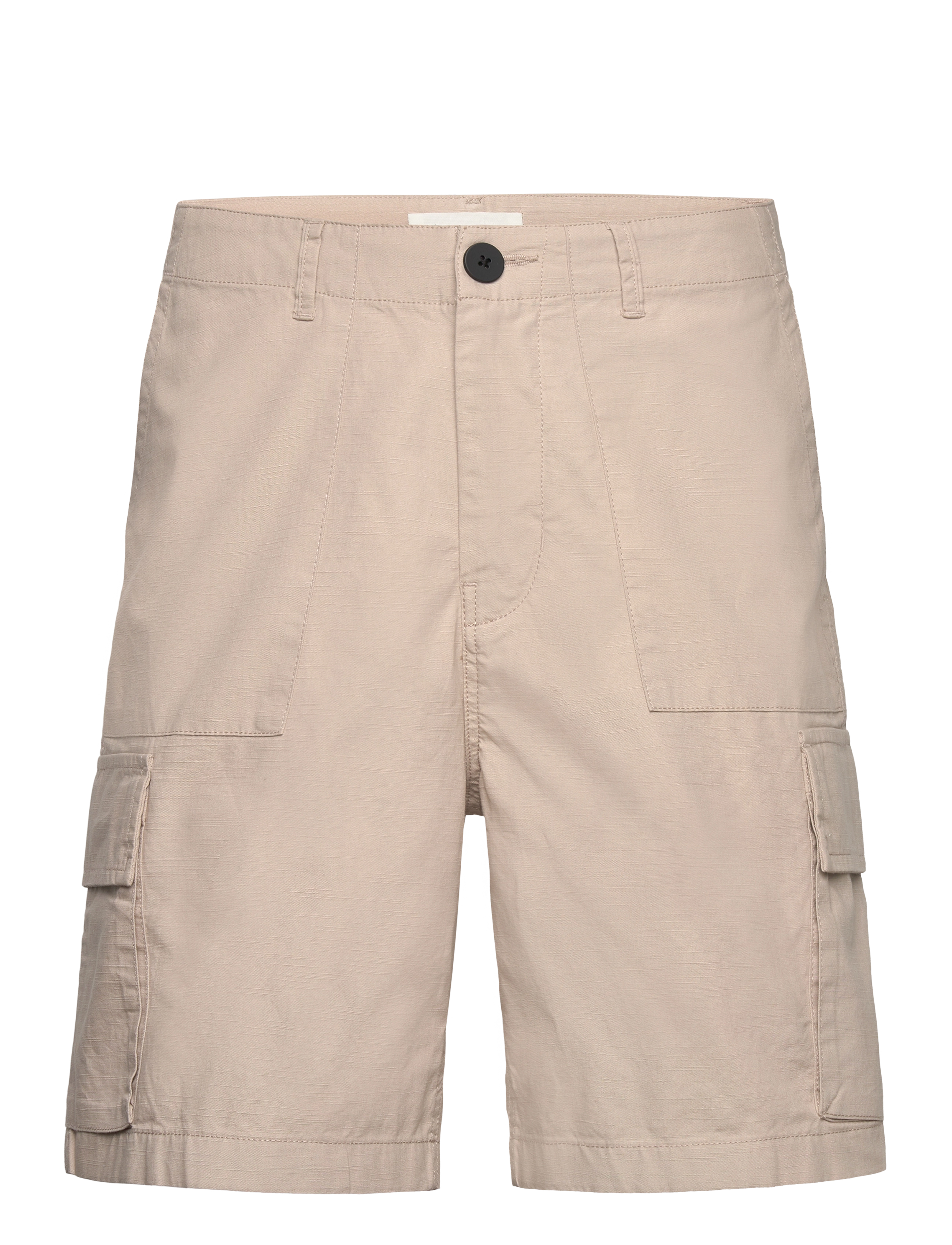 KNOWLEDGE Baumwolle APPAREL Flint Wide Slub Yarn Shorts - Gots/ Beige - 31 - Herren